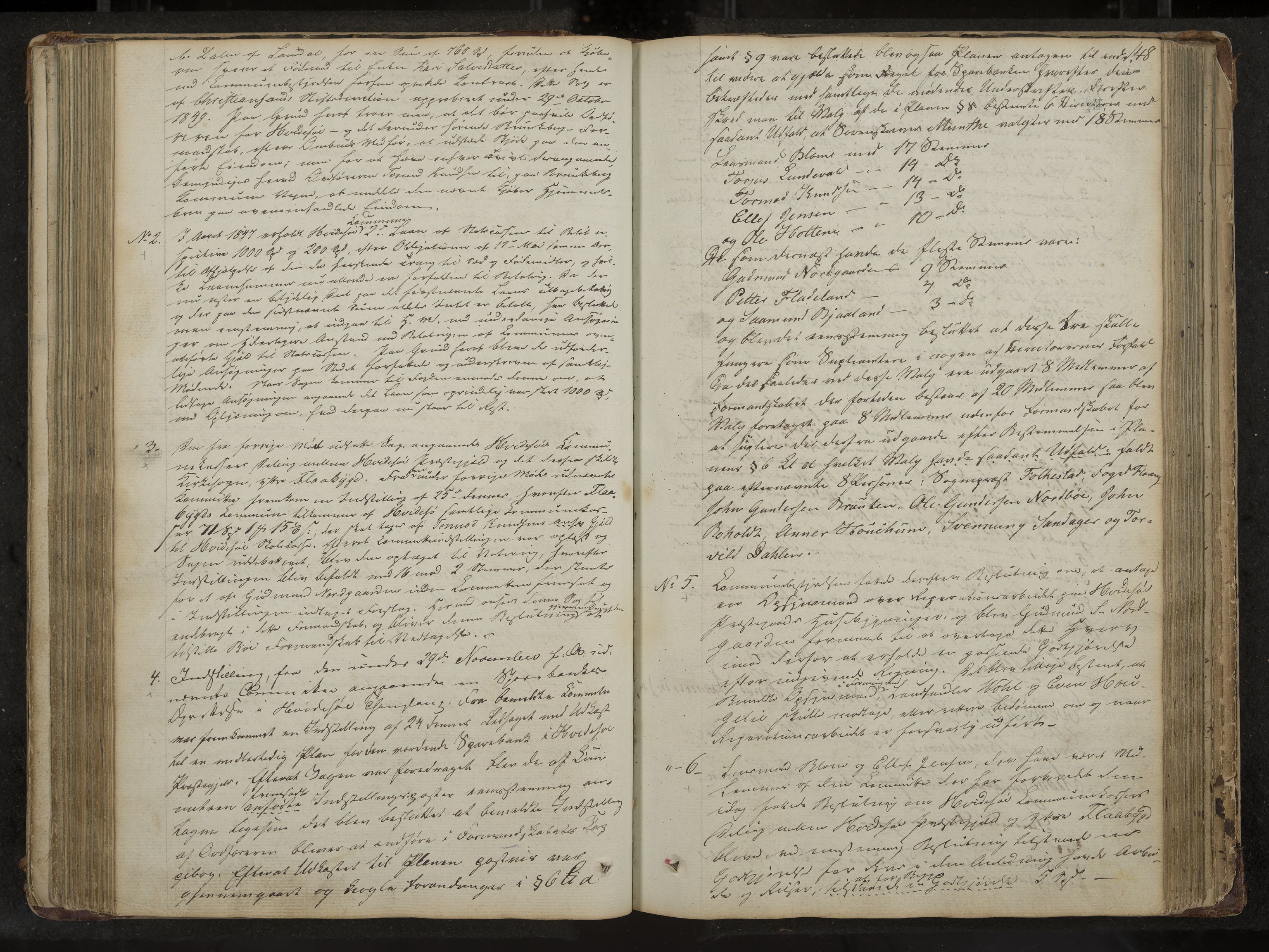 Kviteseid formannskap og sentraladministrasjon, IKAK/0829021/A/Aa/L0001: Møtebok med register, 1837-1866, p. 148