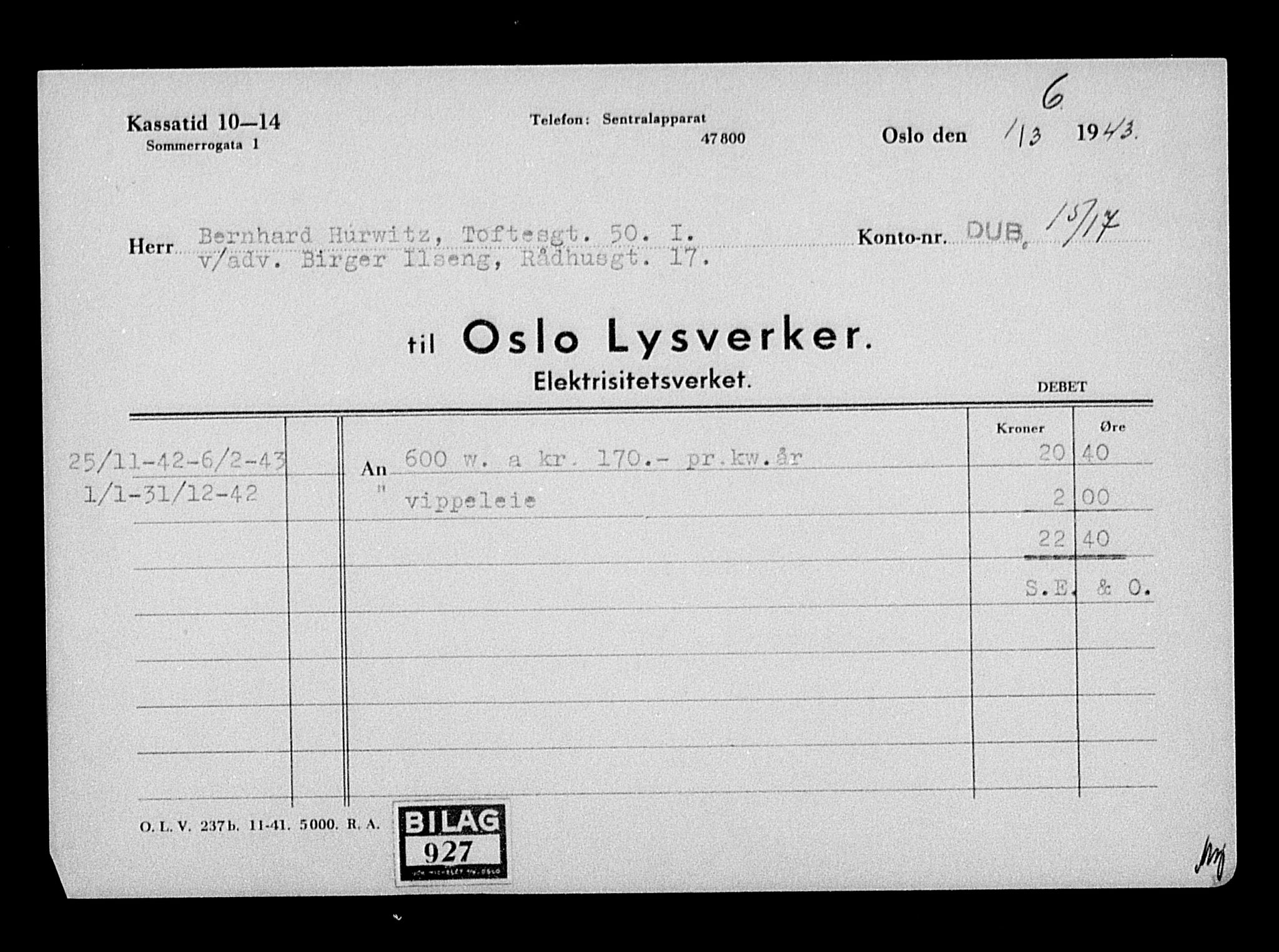 Justisdepartementet, Tilbakeføringskontoret for inndratte formuer, AV/RA-S-1564/H/Hc/Hcc/L0944: --, 1945-1947, p. 689