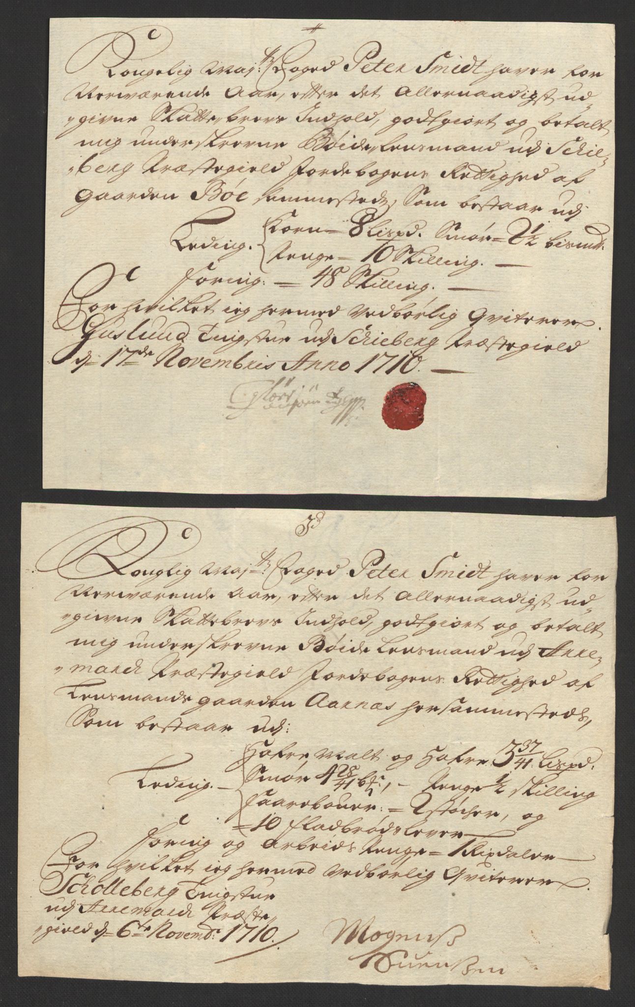 Rentekammeret inntil 1814, Reviderte regnskaper, Fogderegnskap, AV/RA-EA-4092/R01/L0019: Fogderegnskap Idd og Marker, 1710, p. 126