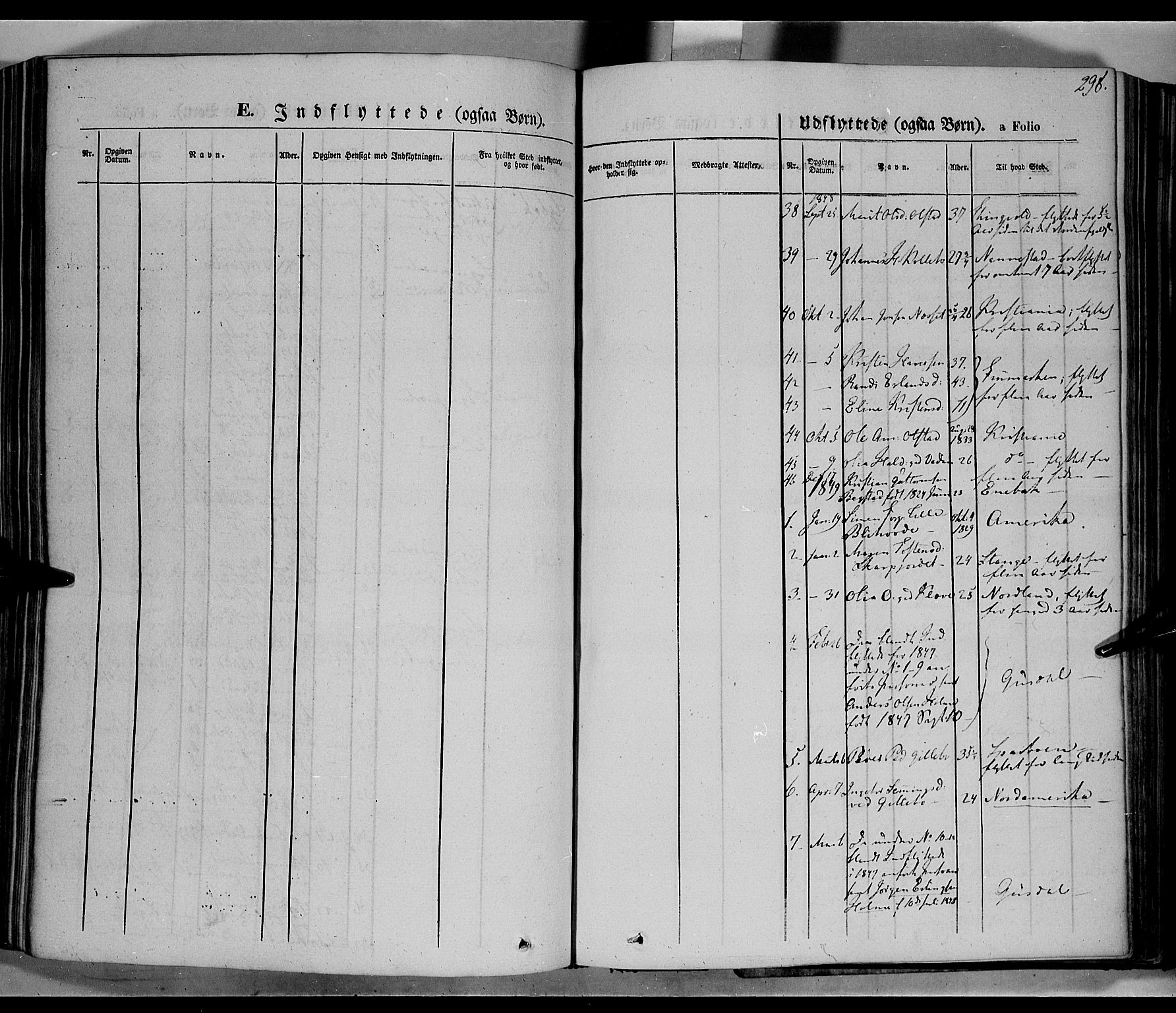 Øyer prestekontor, SAH/PREST-084/H/Ha/Haa/L0005: Parish register (official) no. 5, 1842-1857, p. 298