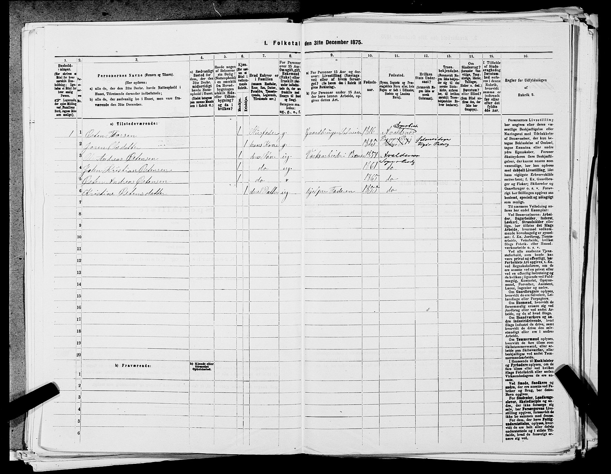 SAST, 1875 census for 1147L Avaldsnes/Avaldsnes og Kopervik, 1875, p. 1490