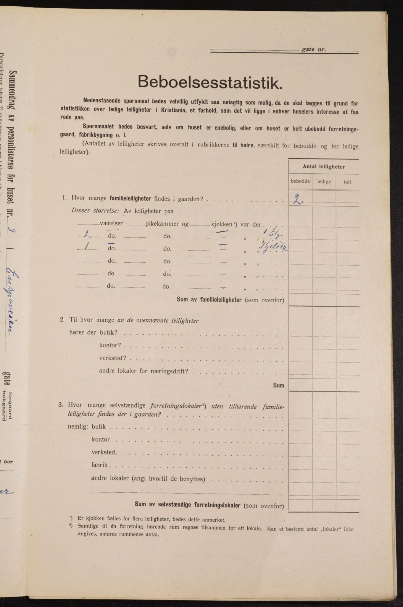 OBA, Municipal Census 1913 for Kristiania, 1913, p. 22041