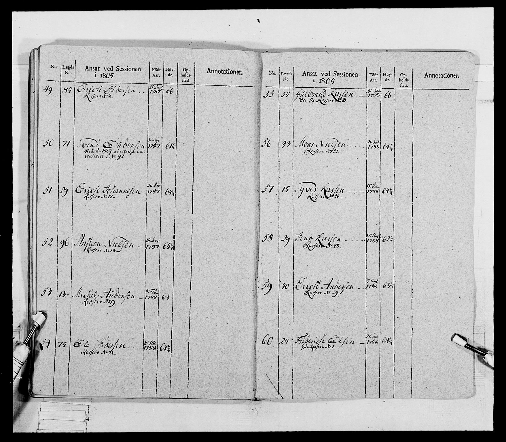 Generalitets- og kommissariatskollegiet, Det kongelige norske kommissariatskollegium, AV/RA-EA-5420/E/Eh/L0069: Opplandske gevorbne infanteriregiment, 1810-1818, p. 52