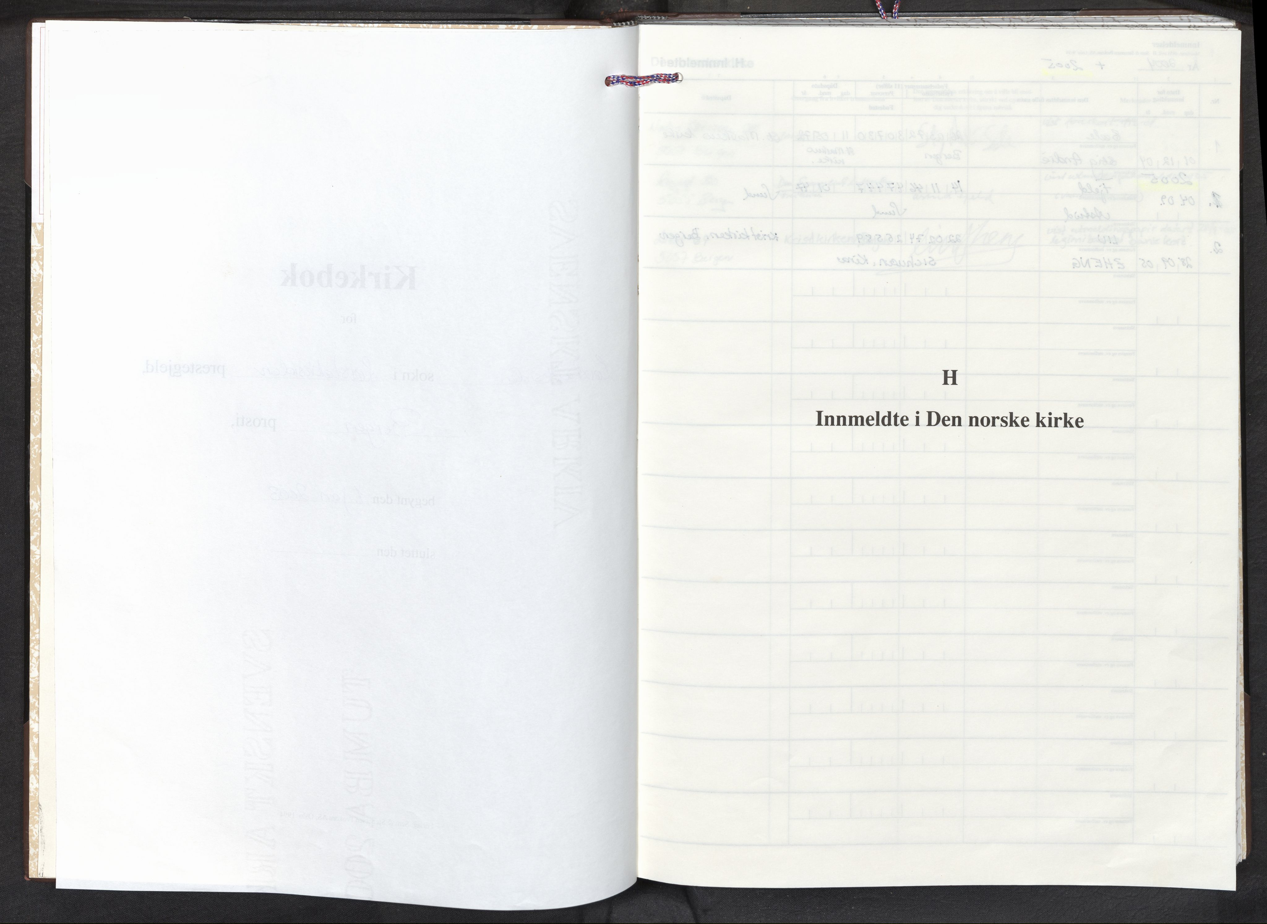 Løvstakksiden sokneprestembete, AV/SAB-A-100249/H/Haa/Haae/L0001: Parish register (official) no. E 1, 2003-2013