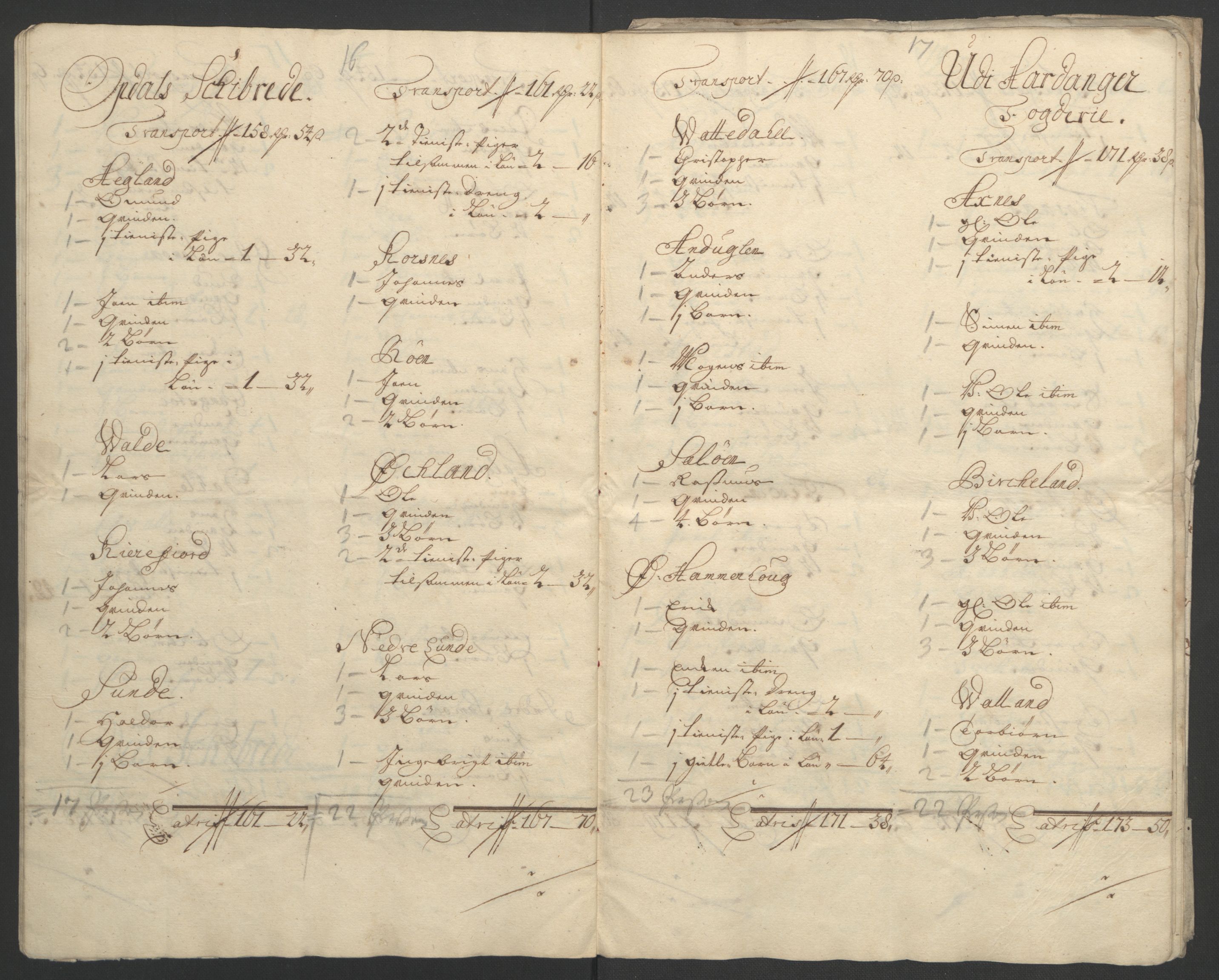 Rentekammeret inntil 1814, Reviderte regnskaper, Fogderegnskap, AV/RA-EA-4092/R49/L3138: Fogderegnskap Rosendal Baroni, 1691-1714, p. 312