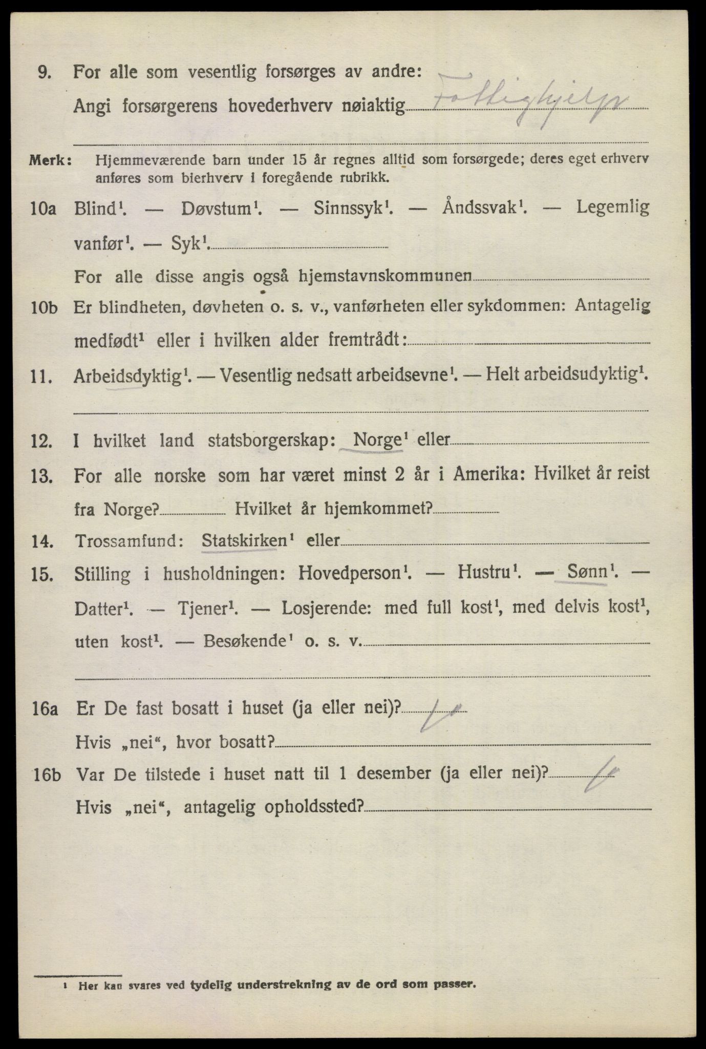 SAKO, 1920 census for Norderhov, 1920, p. 12871