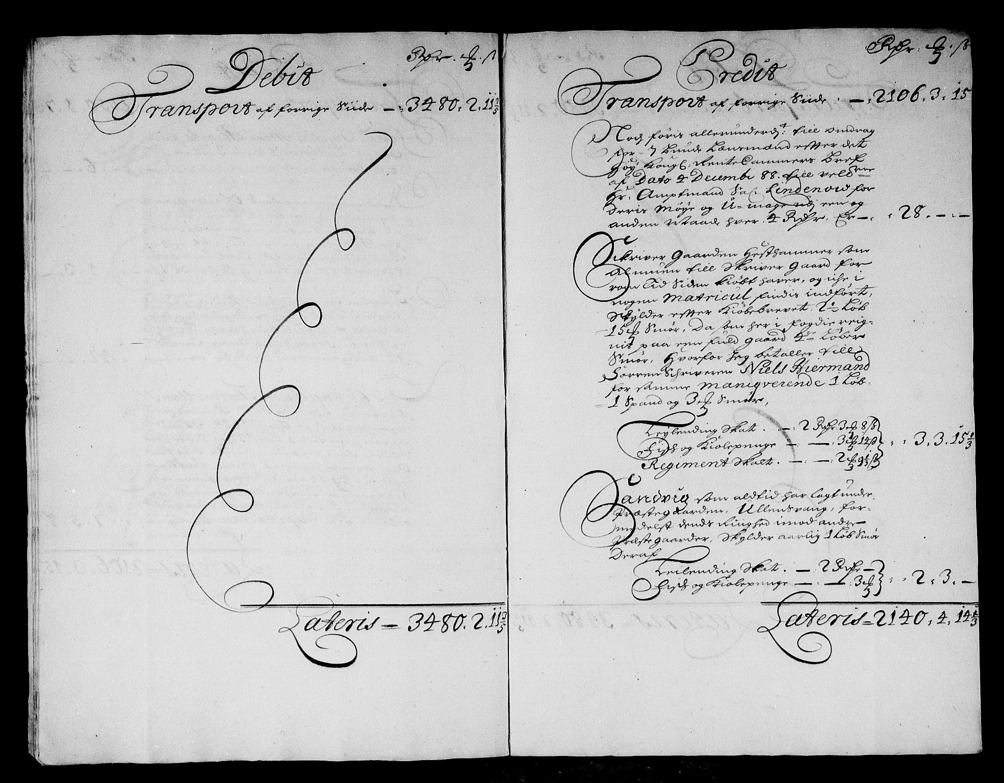 Rentekammeret inntil 1814, Reviderte regnskaper, Stiftamtstueregnskaper, Bergen stiftamt, RA/EA-6043/R/Rc/L0093: Bergen stiftamt, 1690