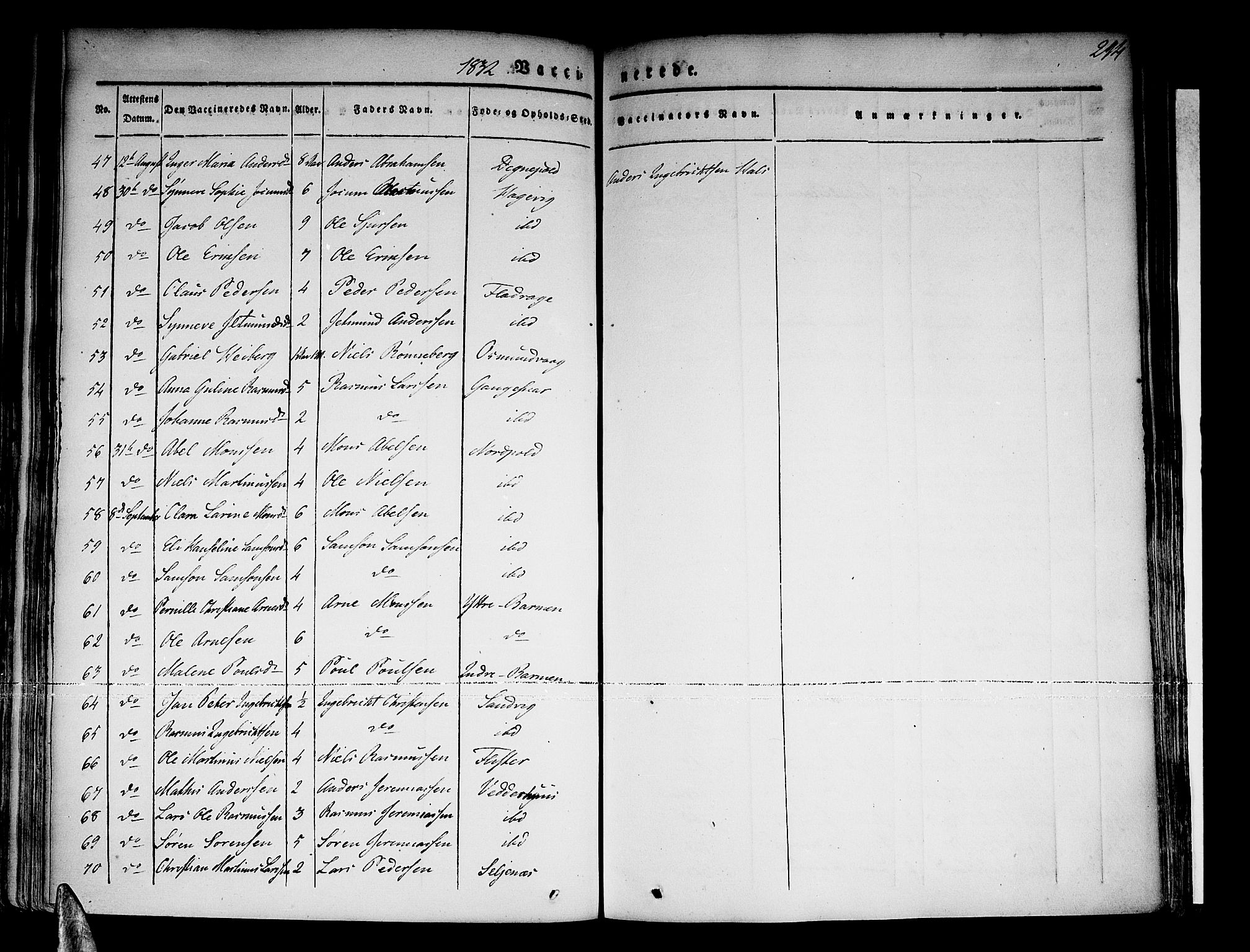 Selje sokneprestembete, SAB/A-99938/H/Ha/Haa/Haaa: Parish register (official) no. A 9, 1829-1844, p. 294