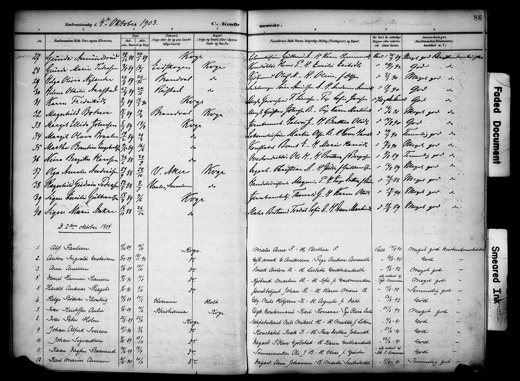 Vinger prestekontor, AV/SAH-PREST-024/H/Ha/Haa/L0016: Parish register (official) no. 16, 1898-1920, p. 86