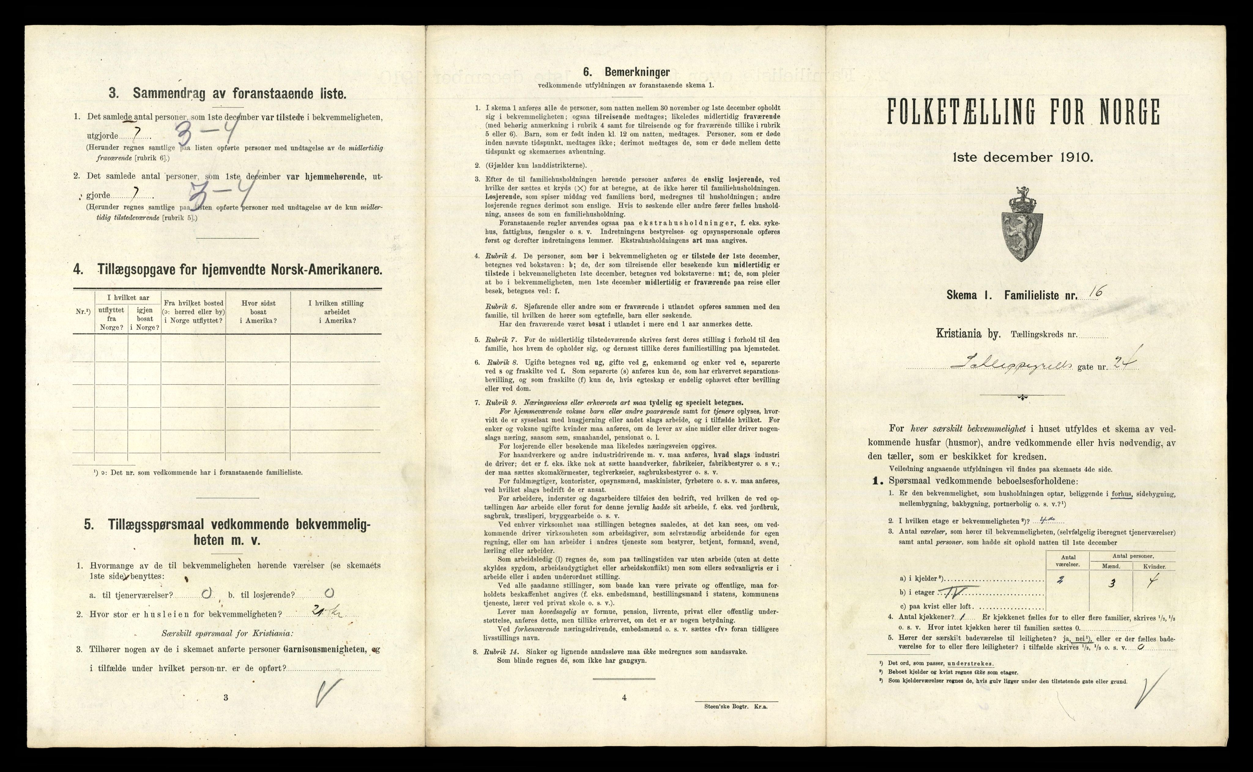 RA, 1910 census for Kristiania, 1910, p. 86187