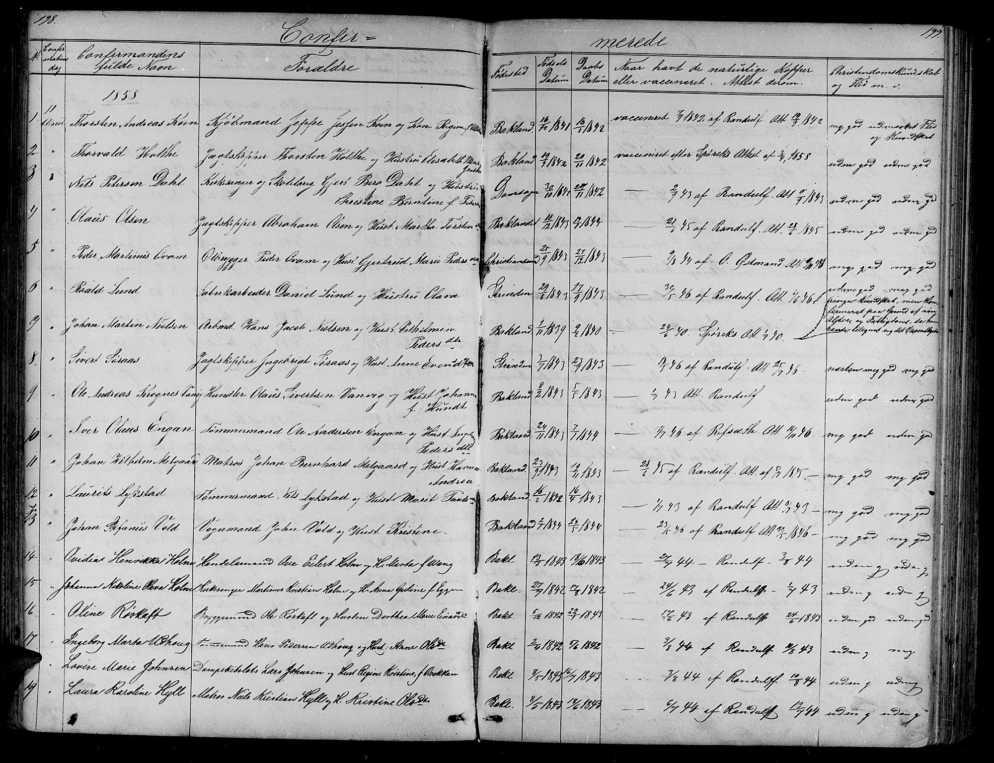 Ministerialprotokoller, klokkerbøker og fødselsregistre - Sør-Trøndelag, SAT/A-1456/604/L0219: Parish register (copy) no. 604C02, 1851-1869, p. 198-199
