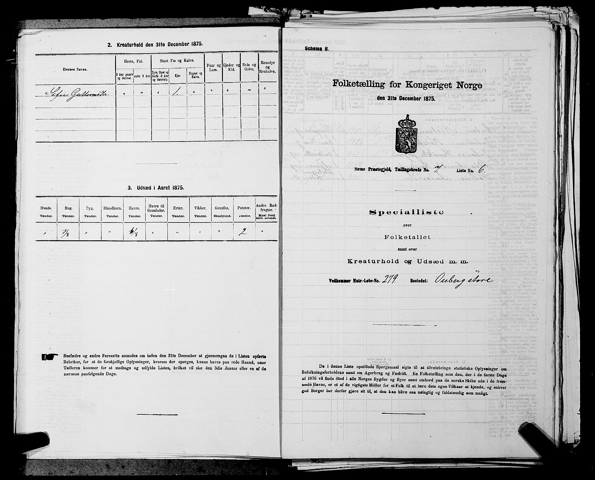 SAKO, 1875 census for 0721P Sem, 1875, p. 1143