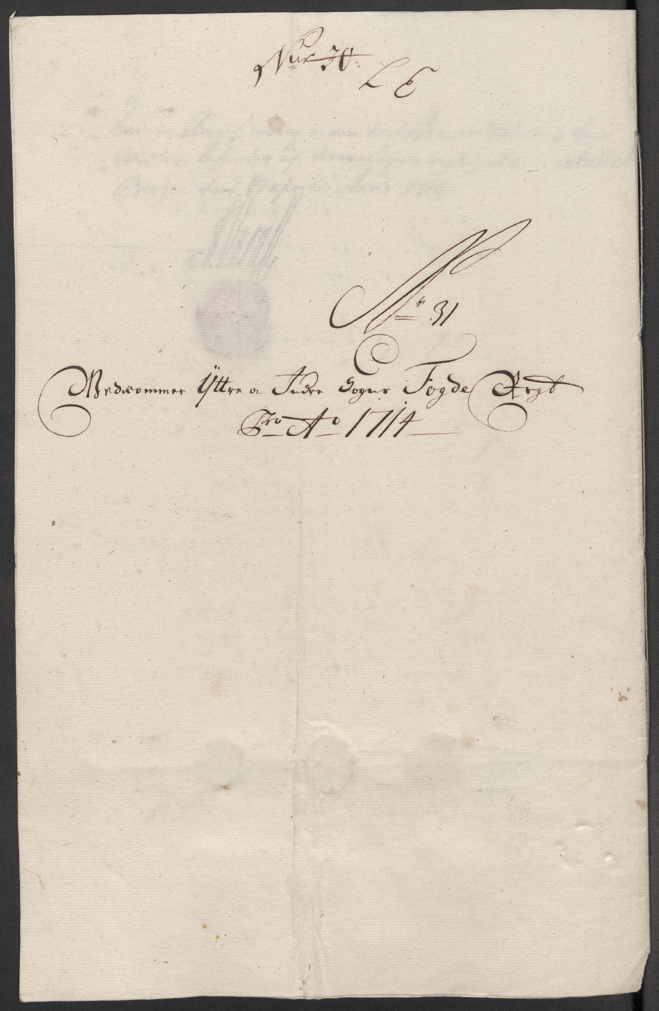 Rentekammeret inntil 1814, Reviderte regnskaper, Fogderegnskap, AV/RA-EA-4092/R52/L3319: Fogderegnskap Sogn, 1713-1714, p. 843