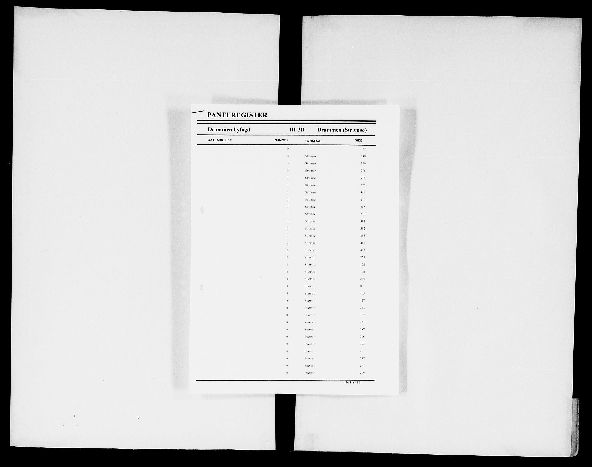 Drammen byfogd, AV/SAKO-A-222/G/Gb/Gbc/L0003b: Mortgage register no. III 3b