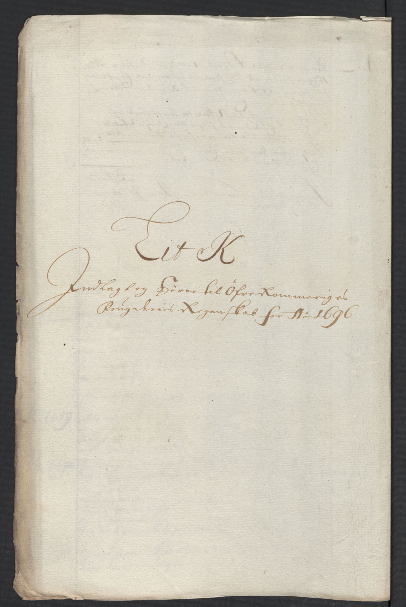 Rentekammeret inntil 1814, Reviderte regnskaper, Fogderegnskap, AV/RA-EA-4092/R12/L0708: Fogderegnskap Øvre Romerike, 1696, p. 211