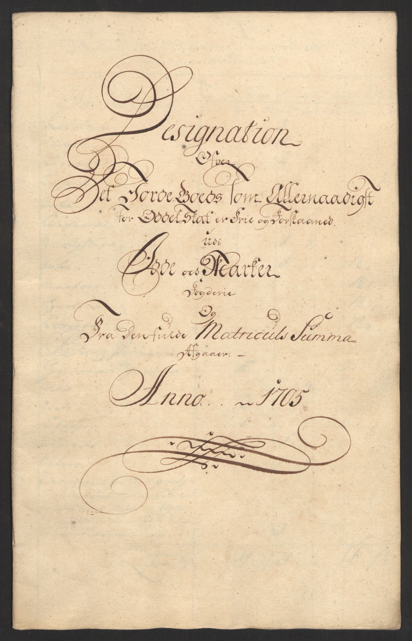 Rentekammeret inntil 1814, Reviderte regnskaper, Fogderegnskap, AV/RA-EA-4092/R01/L0017: Fogderegnskap Idd og Marker, 1704-1706, p. 289