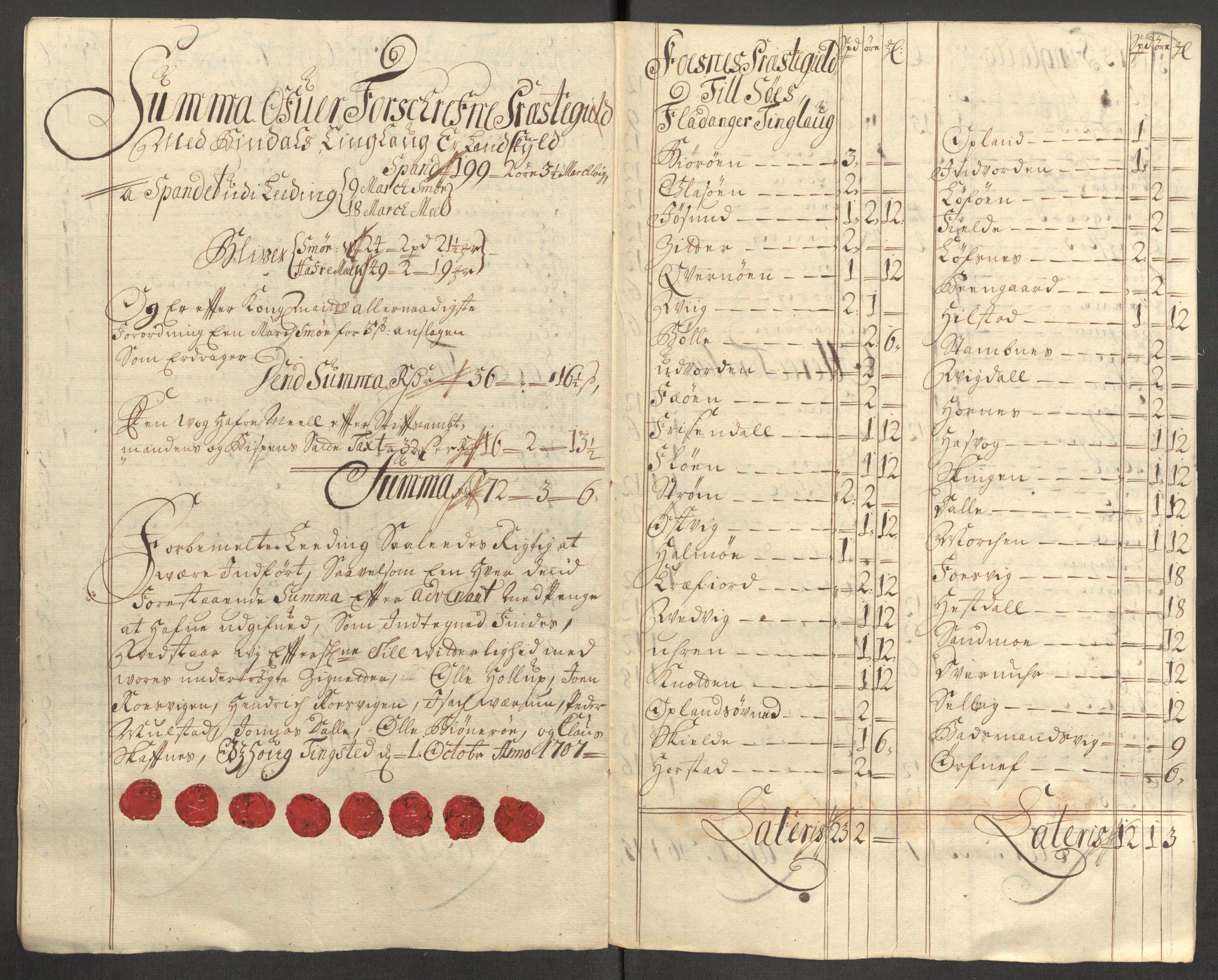 Rentekammeret inntil 1814, Reviderte regnskaper, Fogderegnskap, RA/EA-4092/R64/L4430: Fogderegnskap Namdal, 1707-1708, p. 152