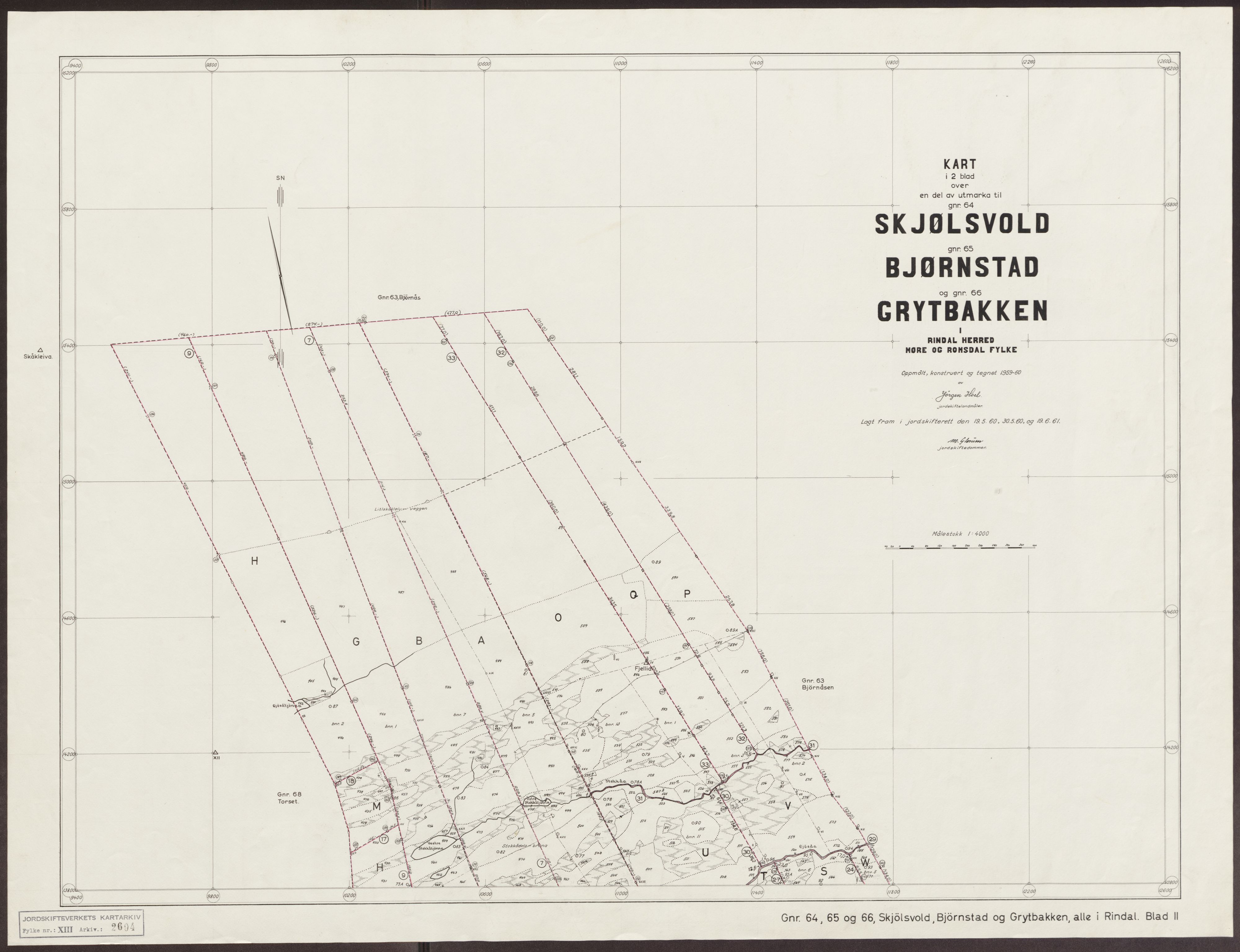 Jordskifteverkets kartarkiv, RA/S-3929/T, 1859-1988, p. 3271
