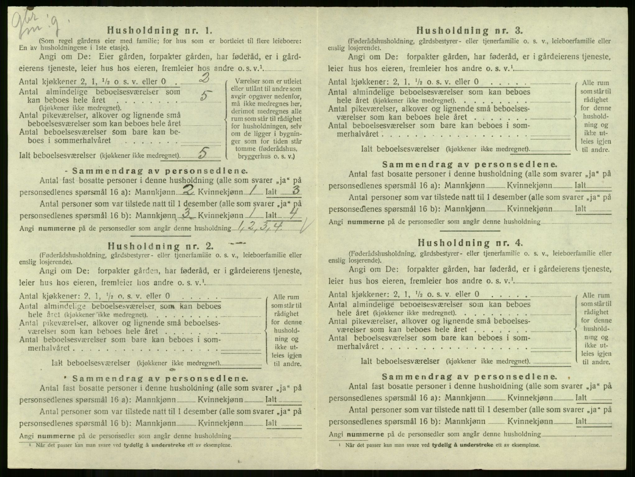 SAKO, 1920 census for Andebu, 1920, p. 1052