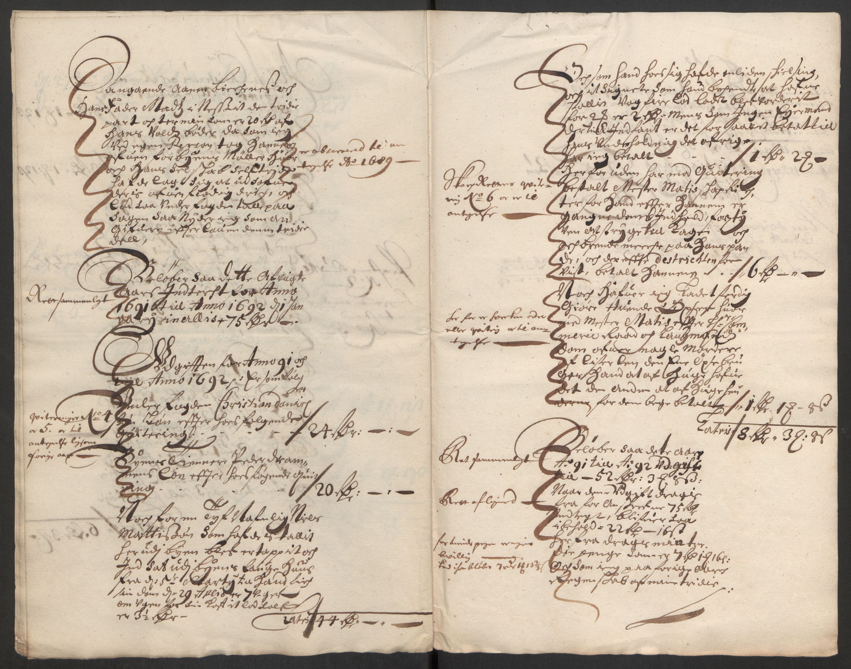Rentekammeret inntil 1814, Reviderte regnskaper, Byregnskaper, AV/RA-EA-4066/R/Rm/L0285: [M18] Sikt og sakefall, 1681-1718, p. 143