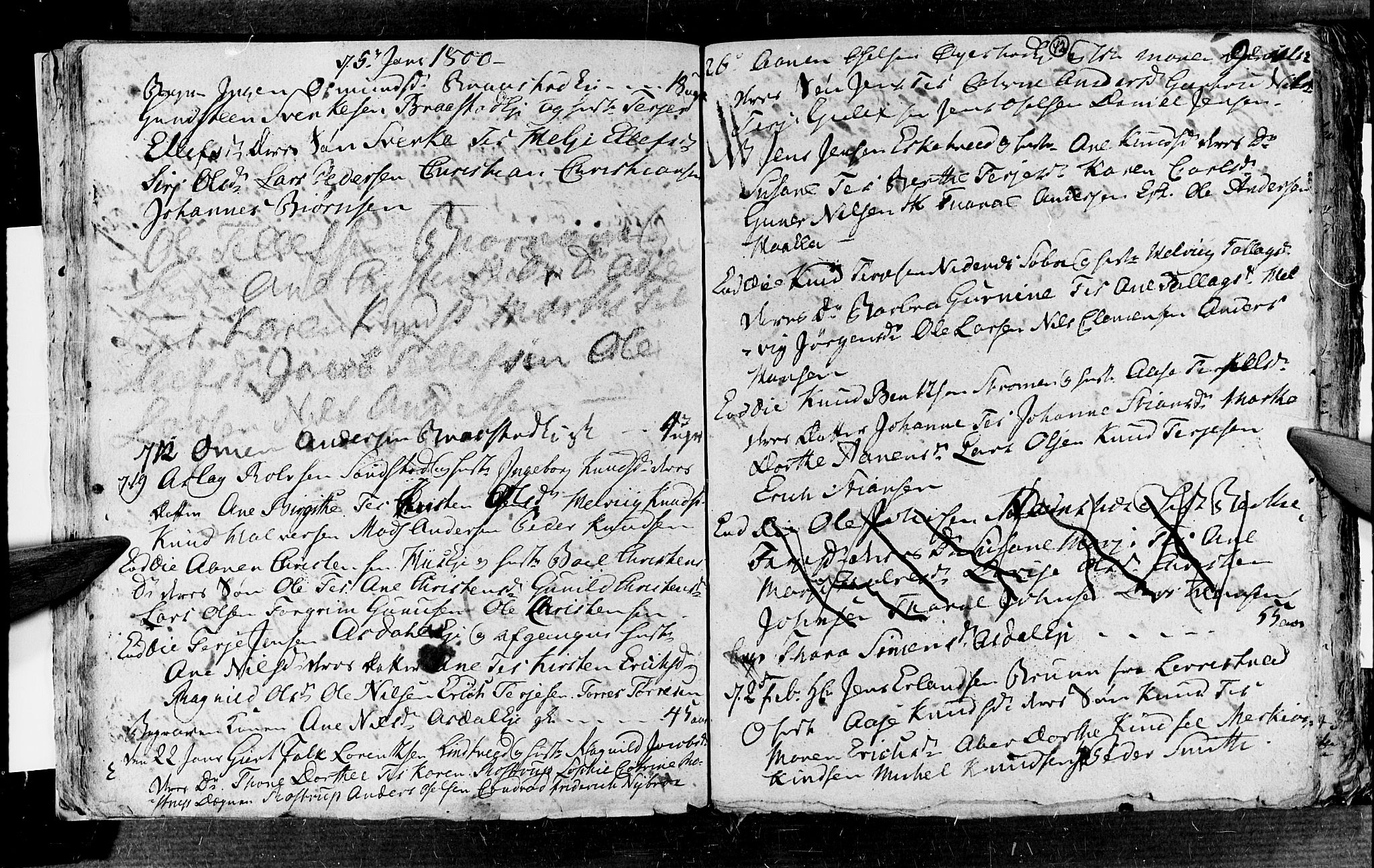 Øyestad sokneprestkontor, AV/SAK-1111-0049/F/Fb/L0002: Parish register (copy) no. B 2, 1795-1807, p. 42