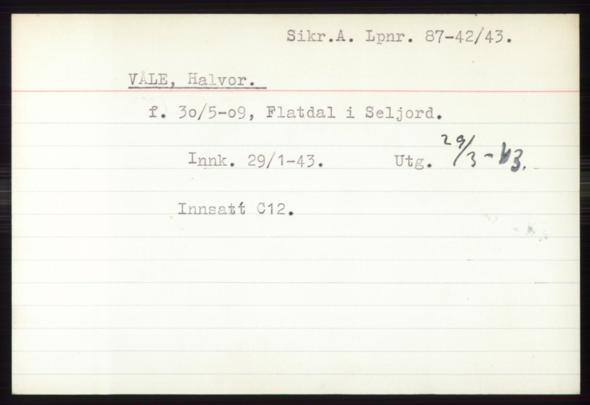 Statspolitiet - Hovedkontoret / Osloavdelingen, AV/RA-S-1329/C/Ck/Cke/L0005: Fangeregister; etternavn S - Å, 1941-1945, p. 596