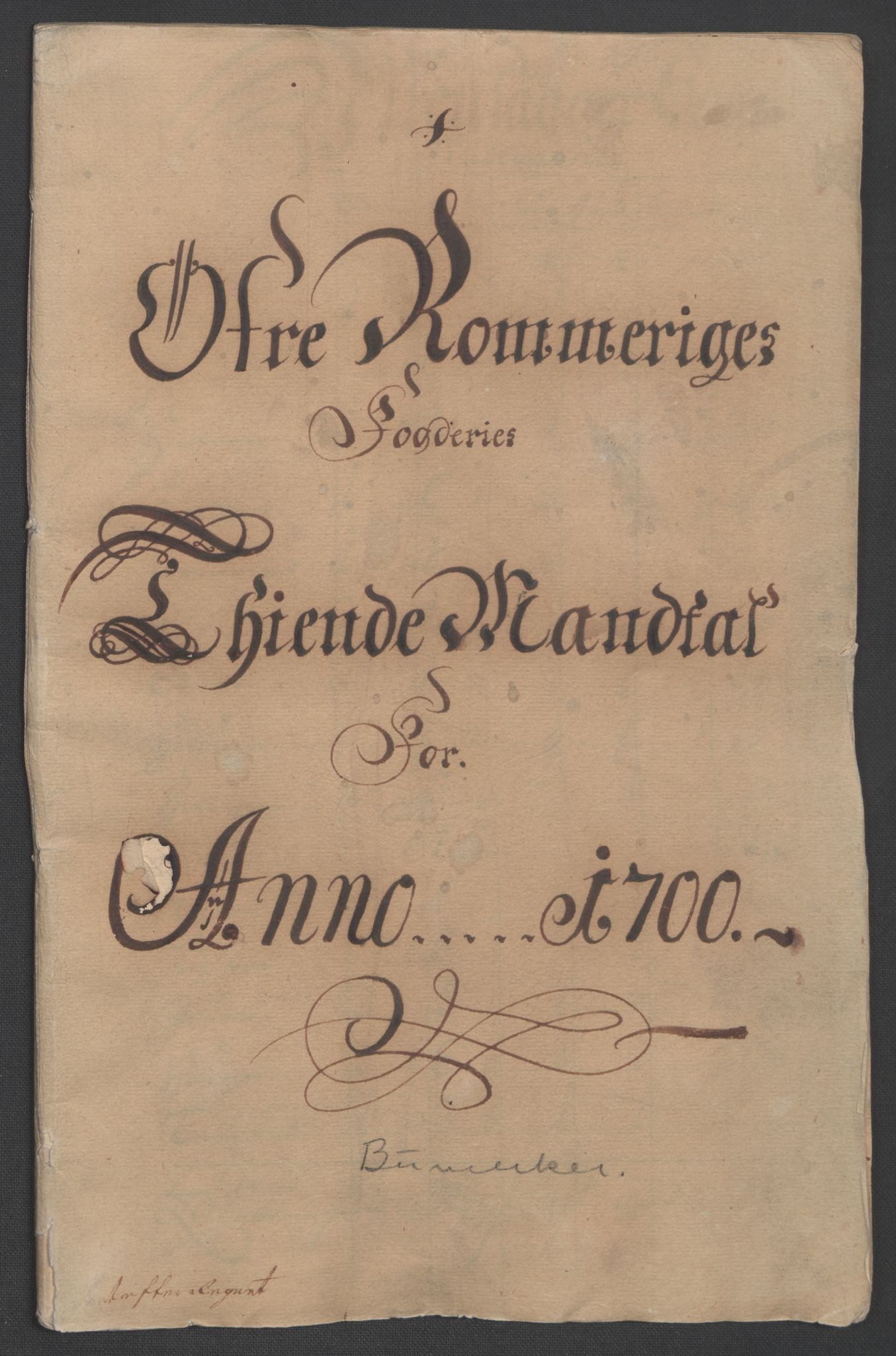 Rentekammeret inntil 1814, Reviderte regnskaper, Fogderegnskap, AV/RA-EA-4092/R12/L0712: Fogderegnskap Øvre Romerike, 1700, p. 31