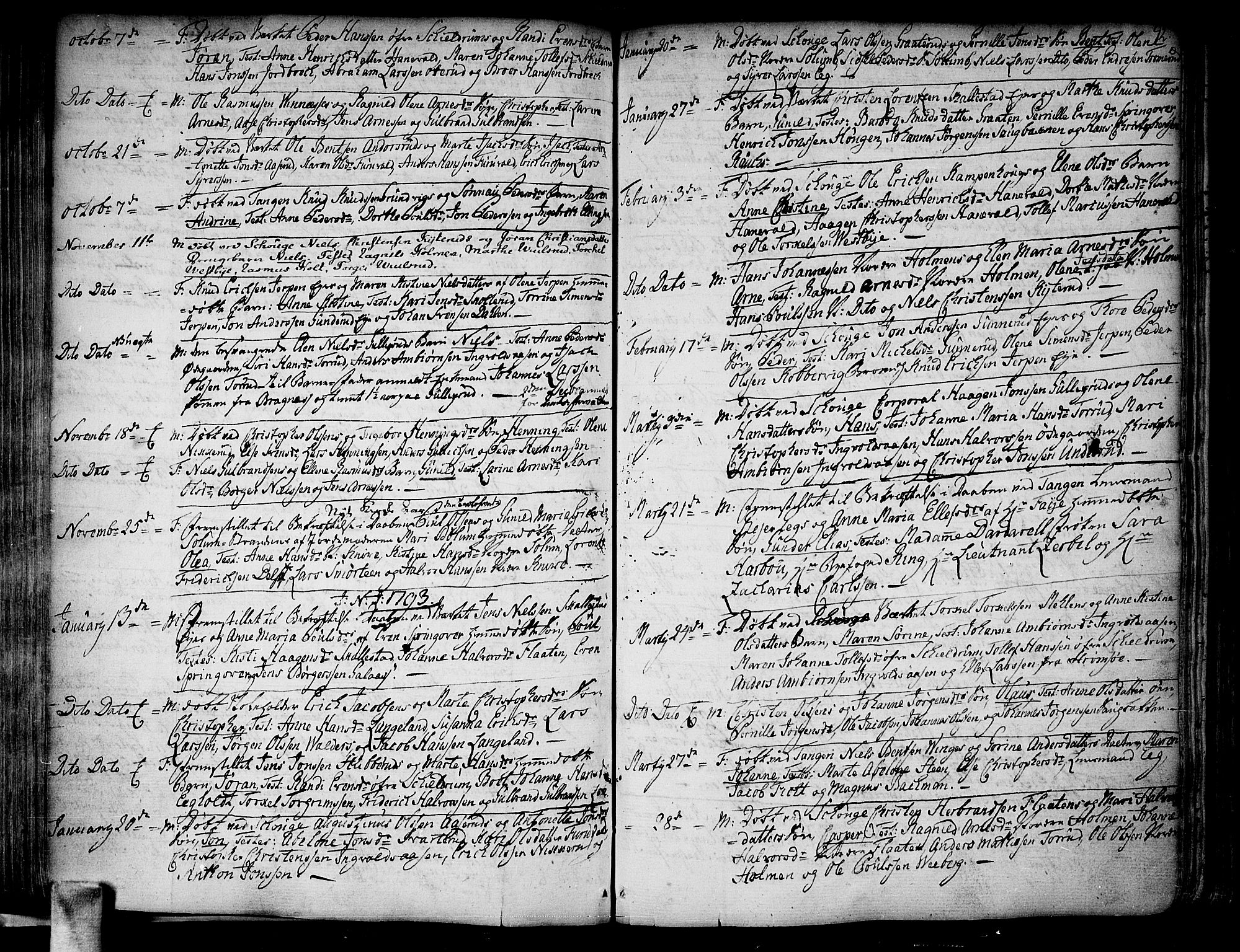 Skoger kirkebøker, SAKO/A-59/F/Fa/L0001: Parish register (official) no. I 1, 1746-1814, p. 92