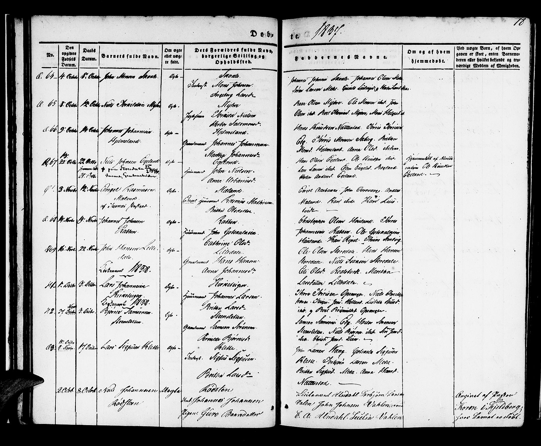 Kvinnherad sokneprestembete, SAB/A-76401/H/Haa: Parish register (official) no. A 6, 1835-1843, p. 18