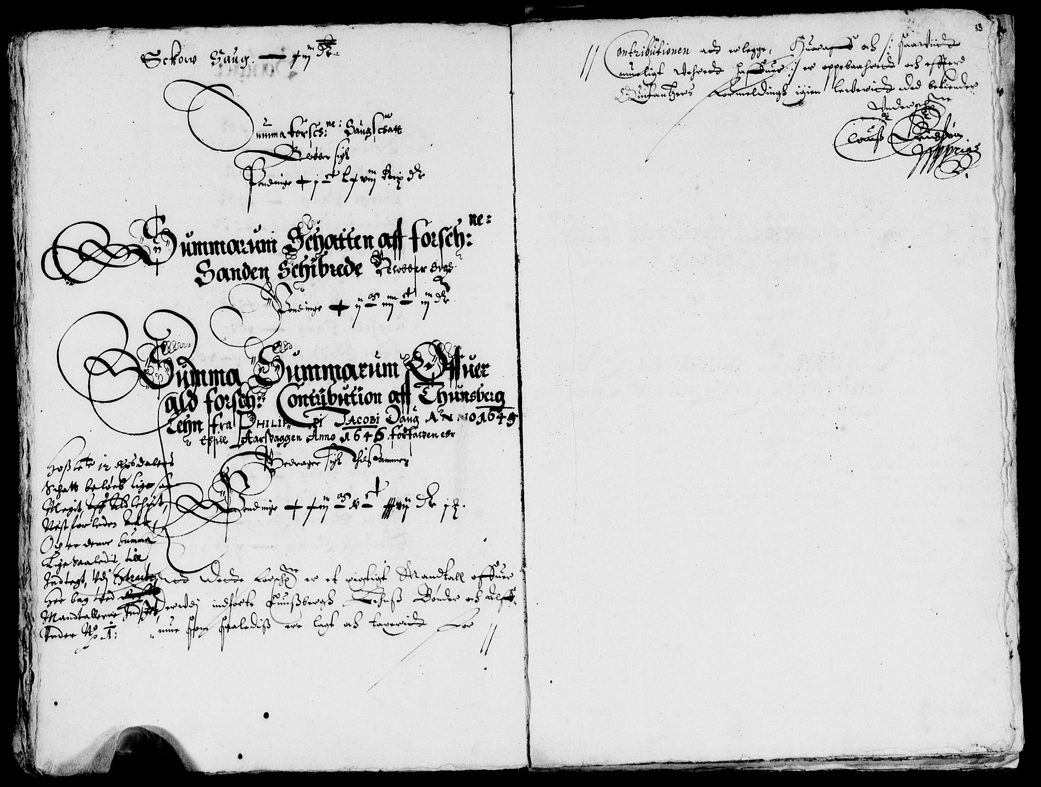 Rentekammeret inntil 1814, Reviderte regnskaper, Lensregnskaper, AV/RA-EA-5023/R/Rb/Rbo/L0026: Tønsberg len, 1644-1646