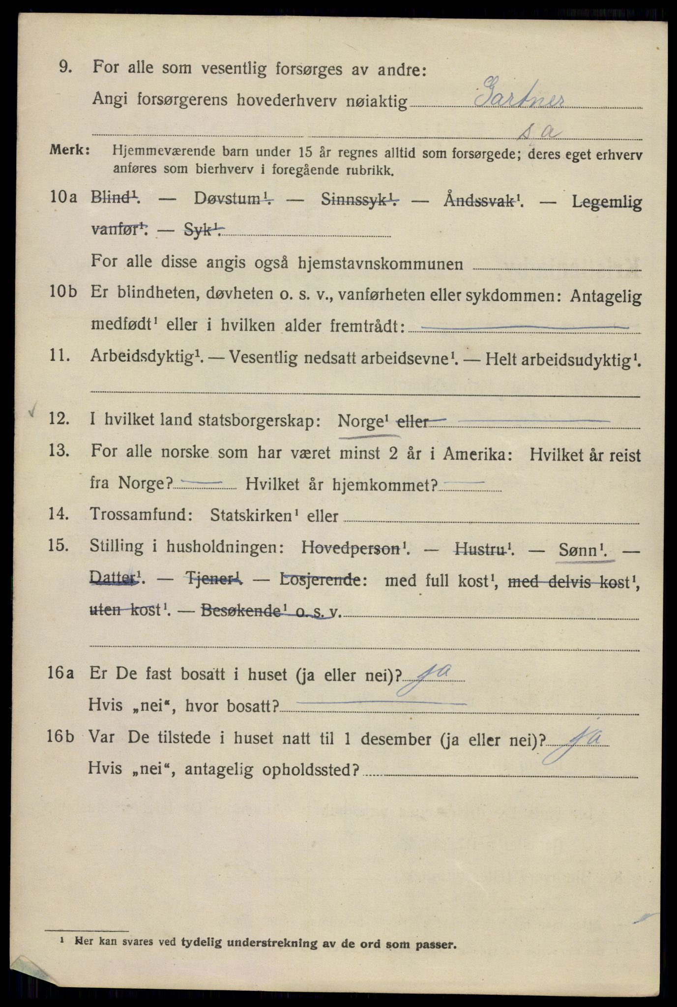 SAO, 1920 census for Kristiania, 1920, p. 197188