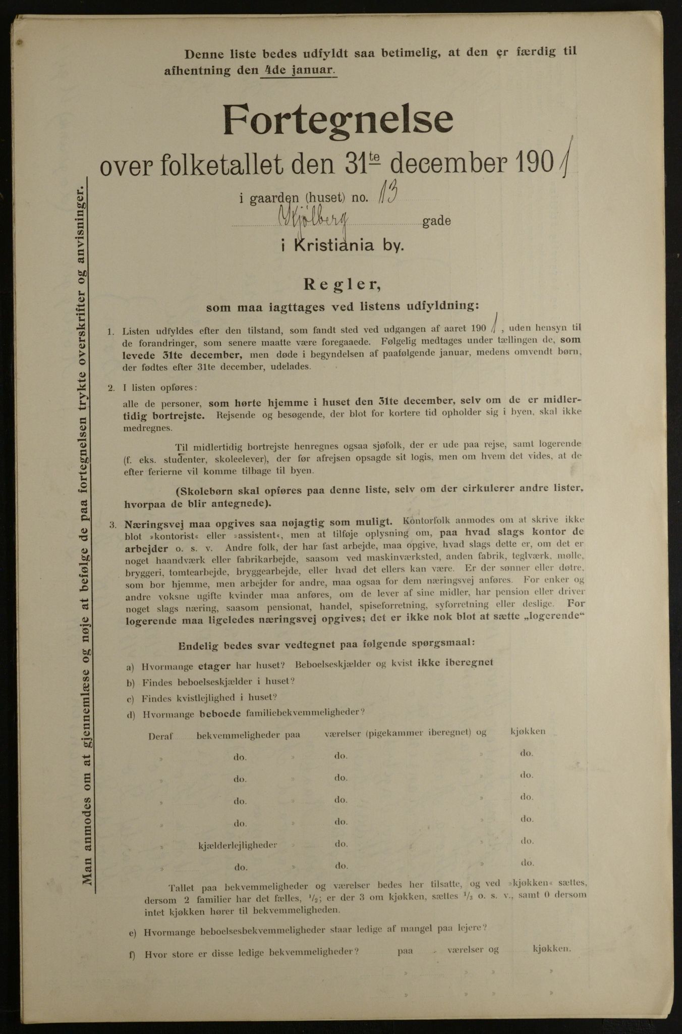 OBA, Municipal Census 1901 for Kristiania, 1901, p. 8026