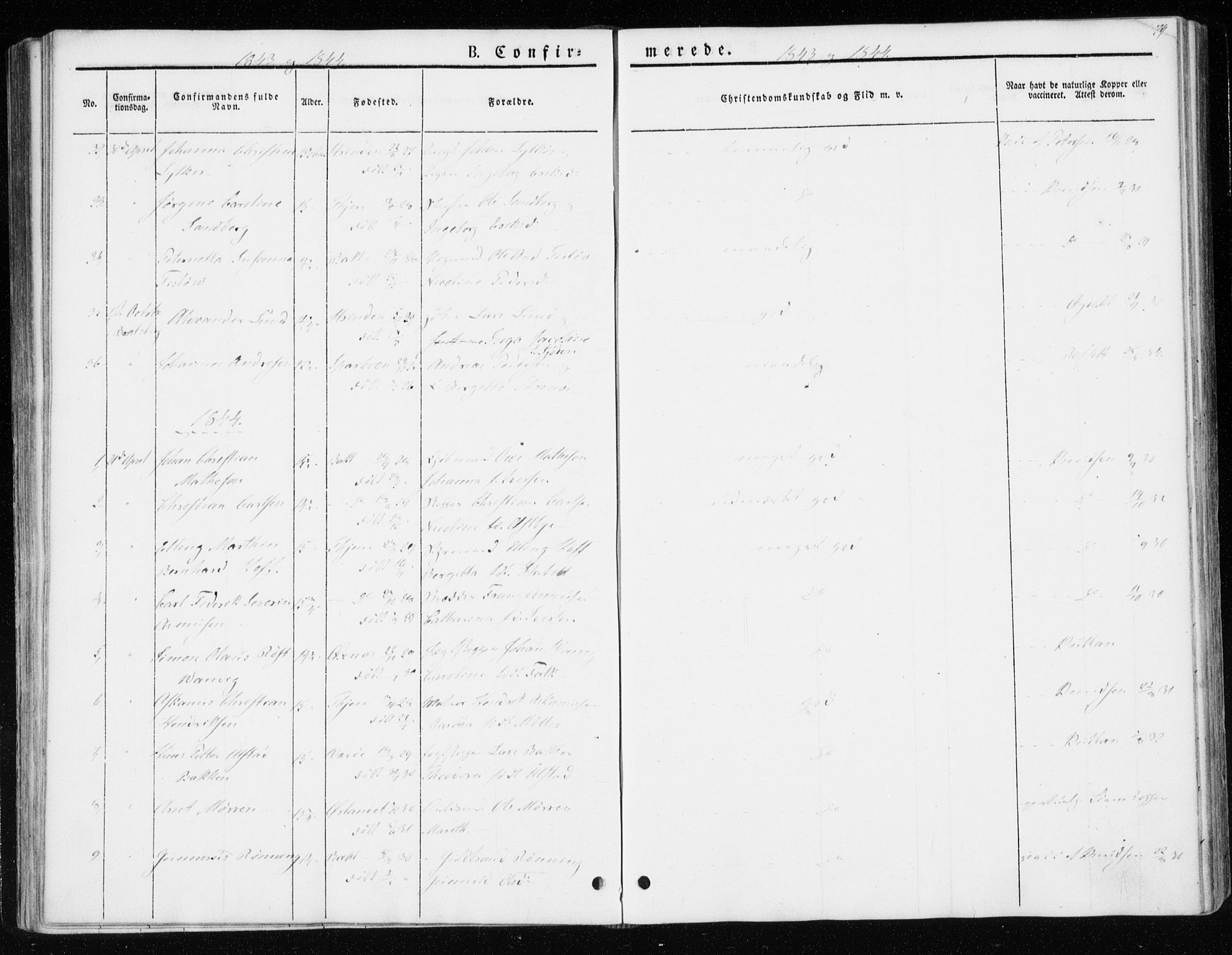 Ministerialprotokoller, klokkerbøker og fødselsregistre - Sør-Trøndelag, SAT/A-1456/604/L0183: Parish register (official) no. 604A04, 1841-1850, p. 79