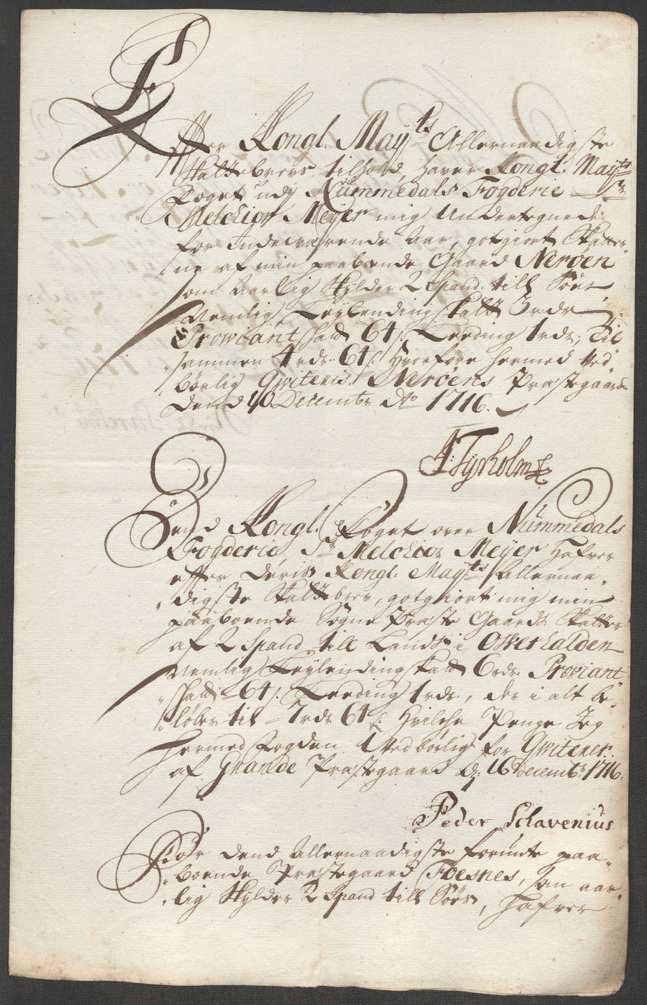 Rentekammeret inntil 1814, Reviderte regnskaper, Fogderegnskap, AV/RA-EA-4092/R64/L4437: Fogderegnskap Namdal, 1716, p. 184