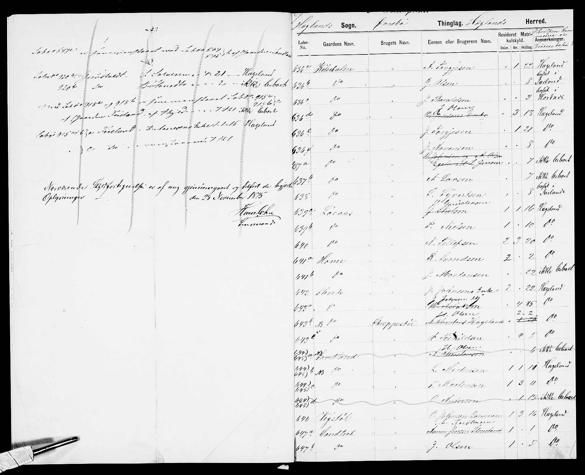 SAK, 1875 census for 1016P Øvrebø, 1875, p. 6