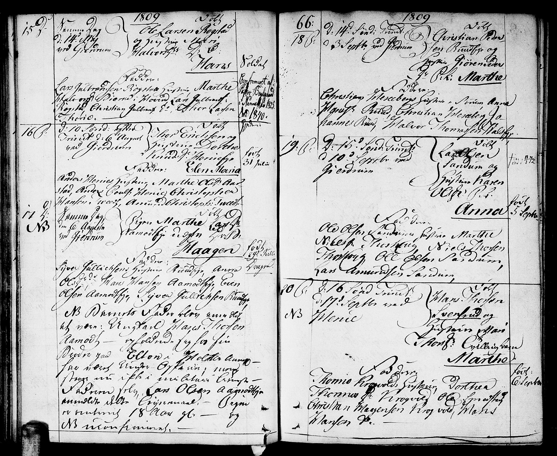 Gjerdrum prestekontor Kirkebøker, SAO/A-10412b/F/Fa/L0003: Parish register (official) no. I 3, 1798-1815, p. 66