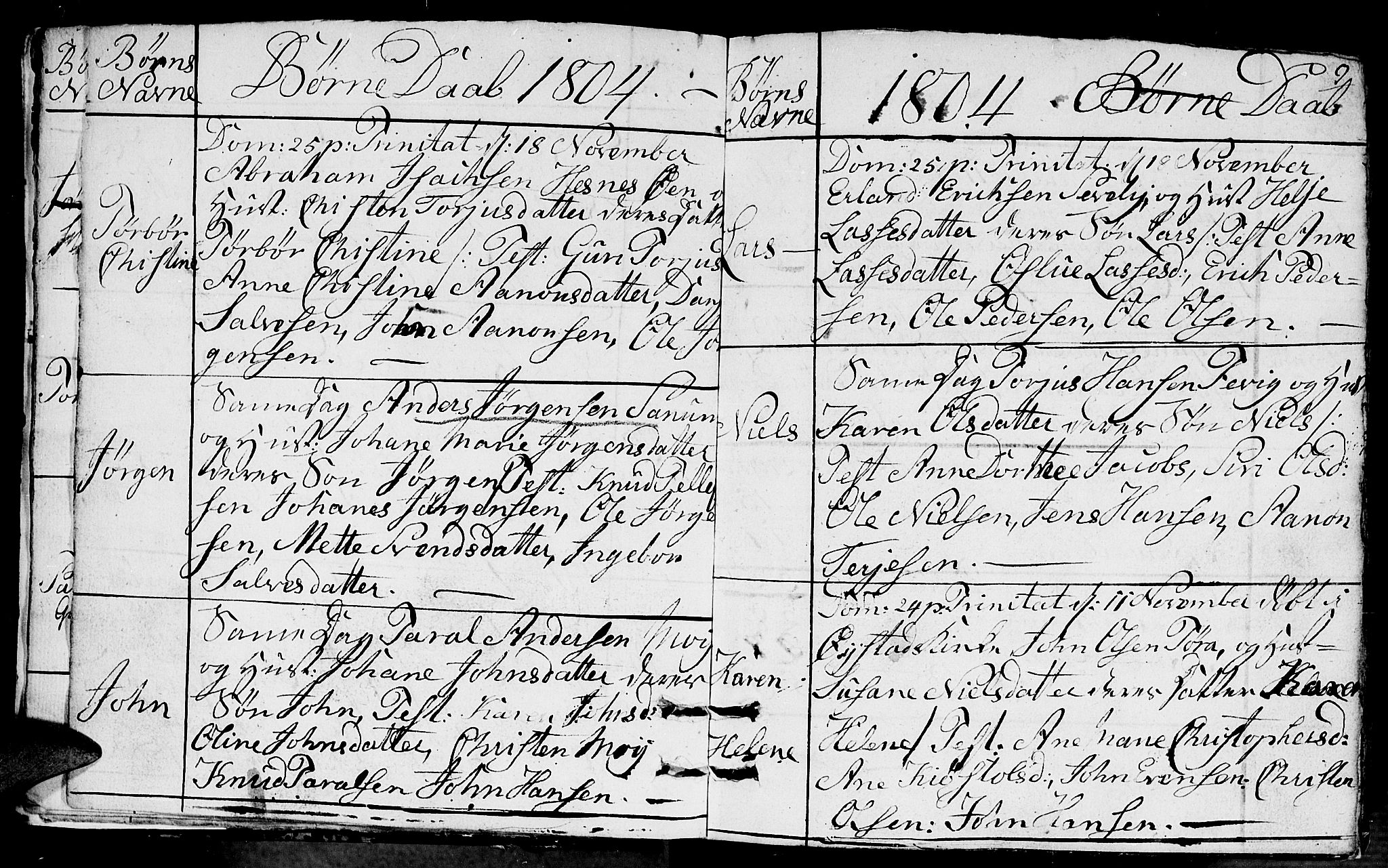 Fjære sokneprestkontor, AV/SAK-1111-0011/F/Fb/L0006: Parish register (copy) no. B 6, 1803-1817, p. 9
