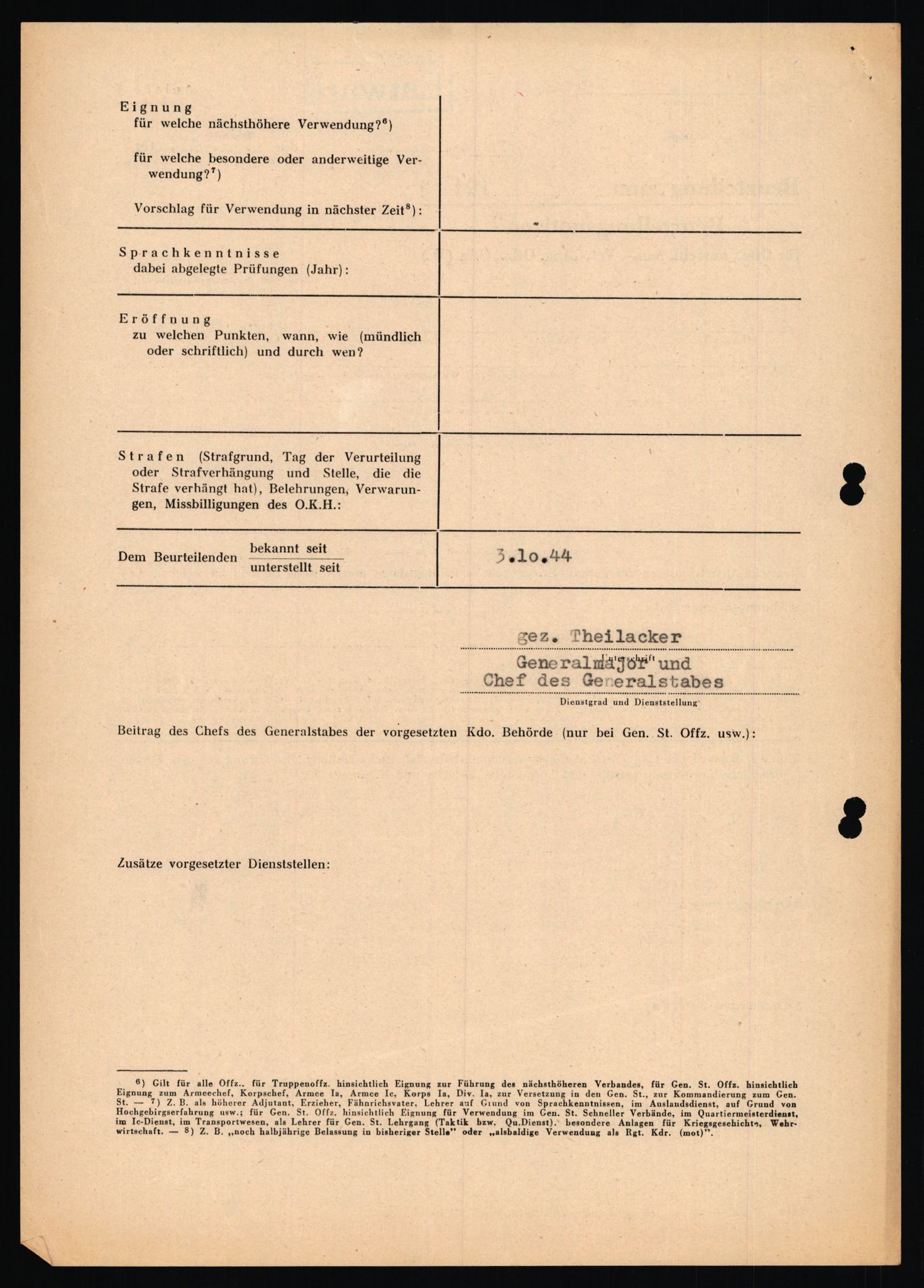 Forsvarets Overkommando. 2 kontor. Arkiv 11.4. Spredte tyske arkivsaker, AV/RA-RAFA-7031/D/Dar/Dara/L0019: Personalbøker og diverse, 1940-1945, p. 619