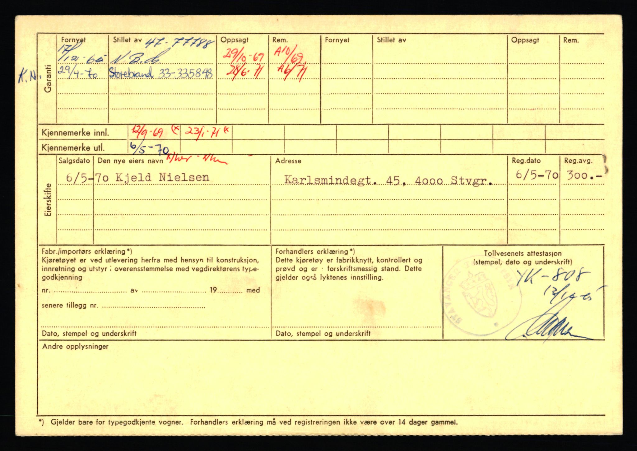 Stavanger trafikkstasjon, AV/SAST-A-101942/0/F/L0073: L-84100 - L-86499, 1930-1971, p. 532