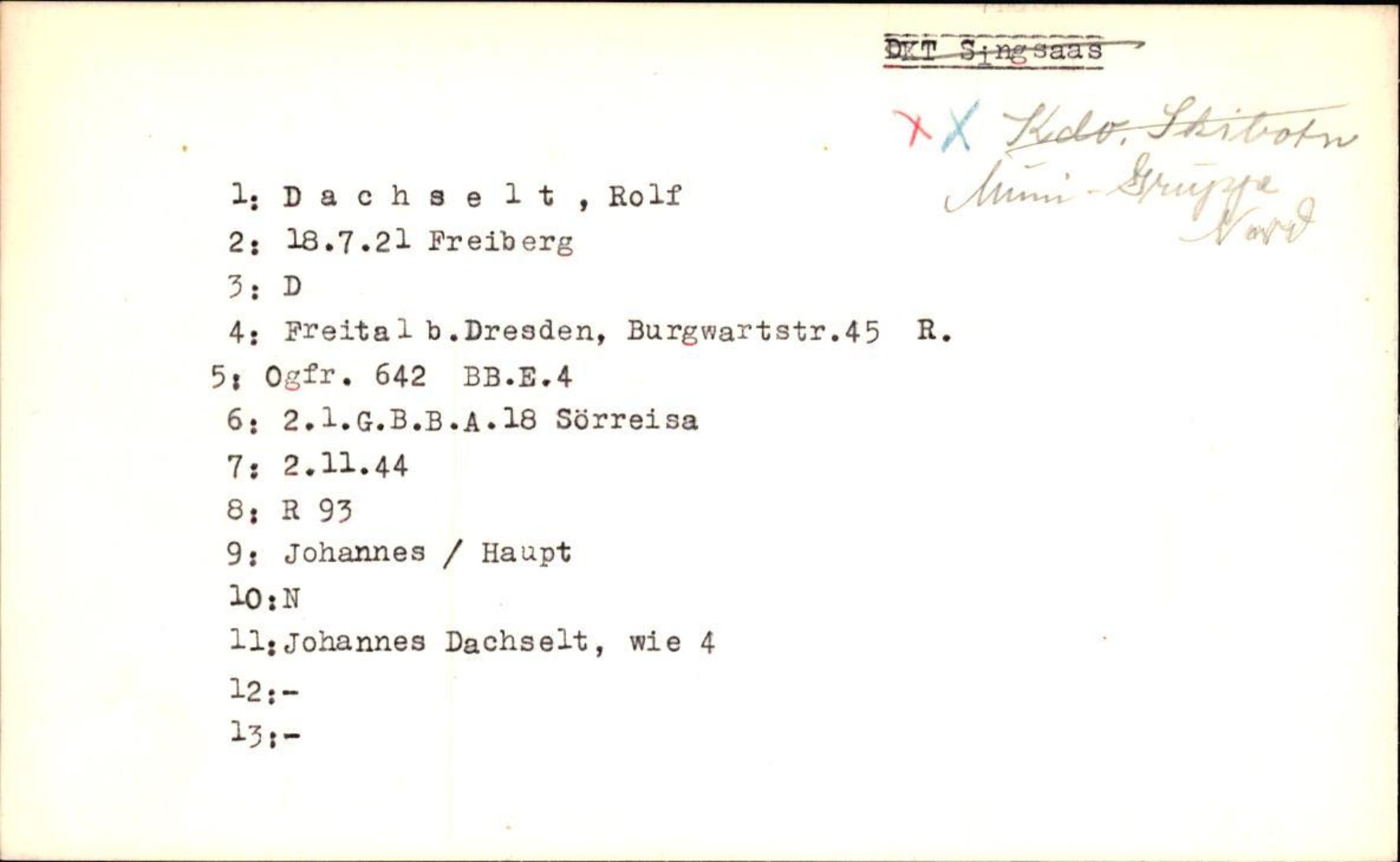 Hjemsendte tyskere , RA/RAFA-6487/D/Da/L0001: Abel- Glazel, 1945-1947, p. 667