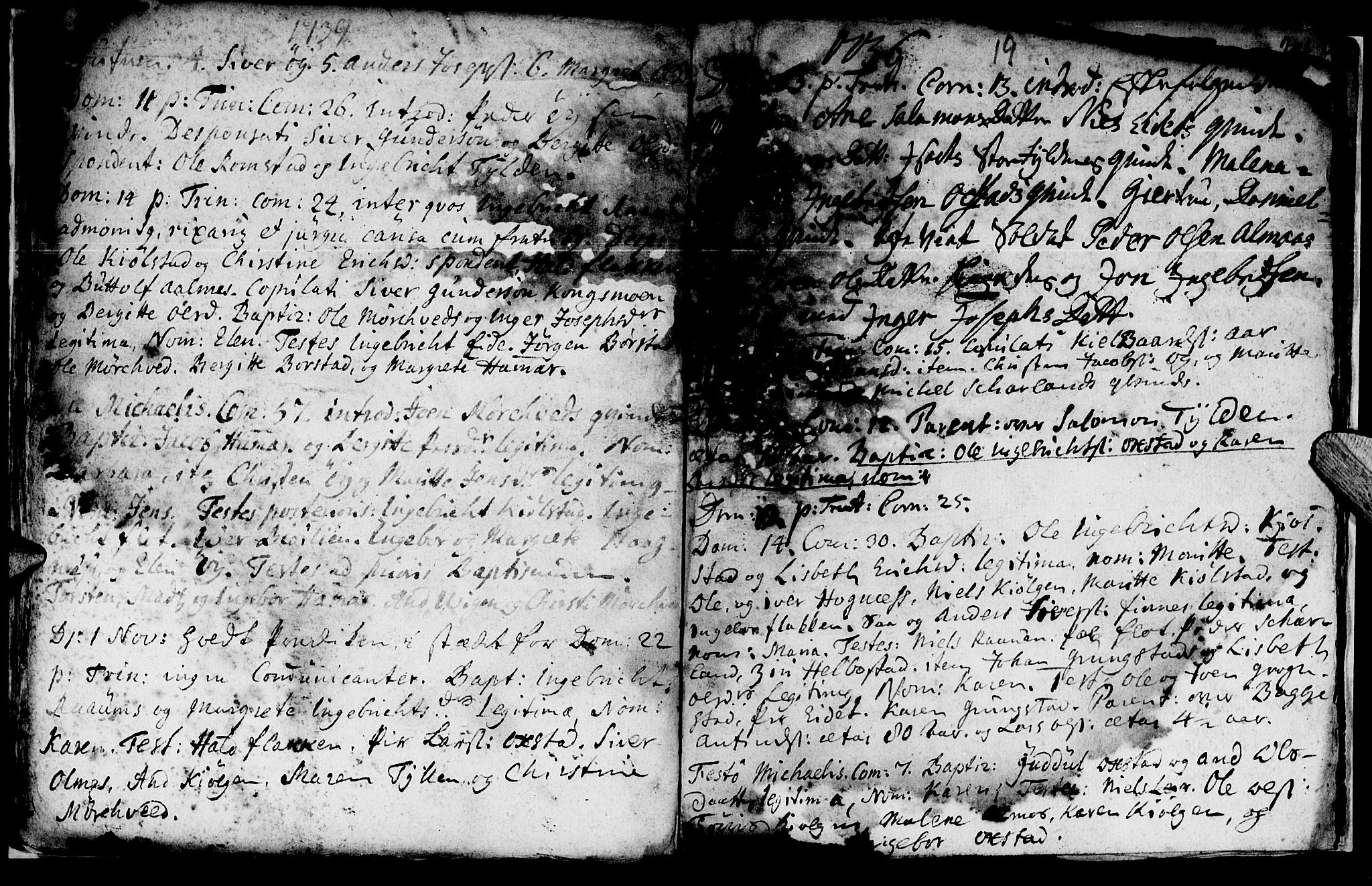 Ministerialprotokoller, klokkerbøker og fødselsregistre - Nord-Trøndelag, SAT/A-1458/765/L0560: Parish register (official) no. 765A01, 1706-1748, p. 23