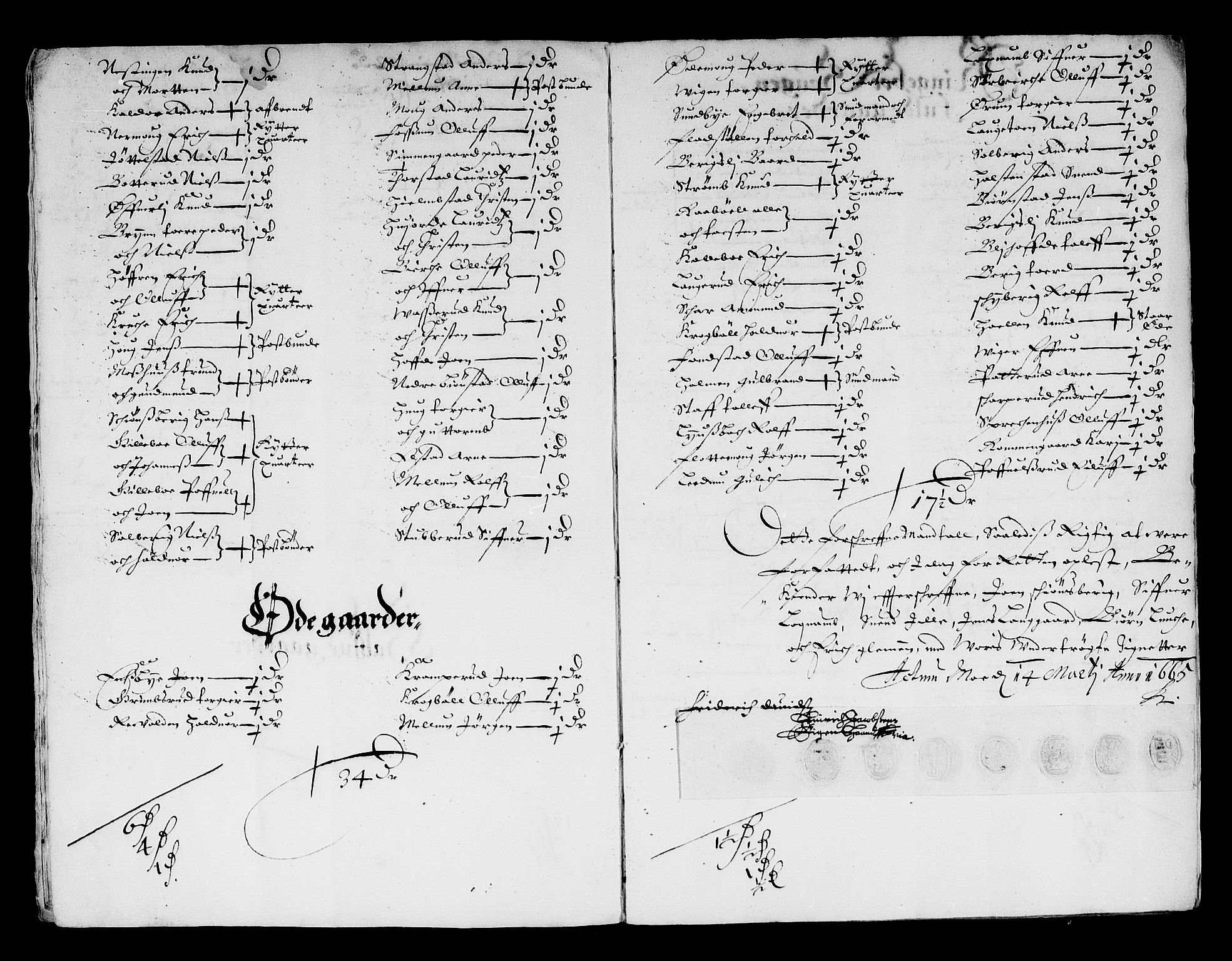 Rentekammeret inntil 1814, Reviderte regnskaper, Stiftamtstueregnskaper, Landkommissariatet på Akershus og Akershus stiftamt, AV/RA-EA-5869/R/Ra/L0024: Landkommissariatet på Akershus, 1664