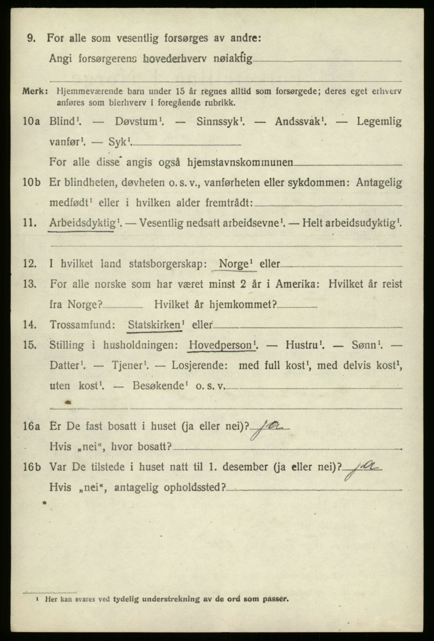 SAB, 1920 census for Stryn, 1920, p. 1679
