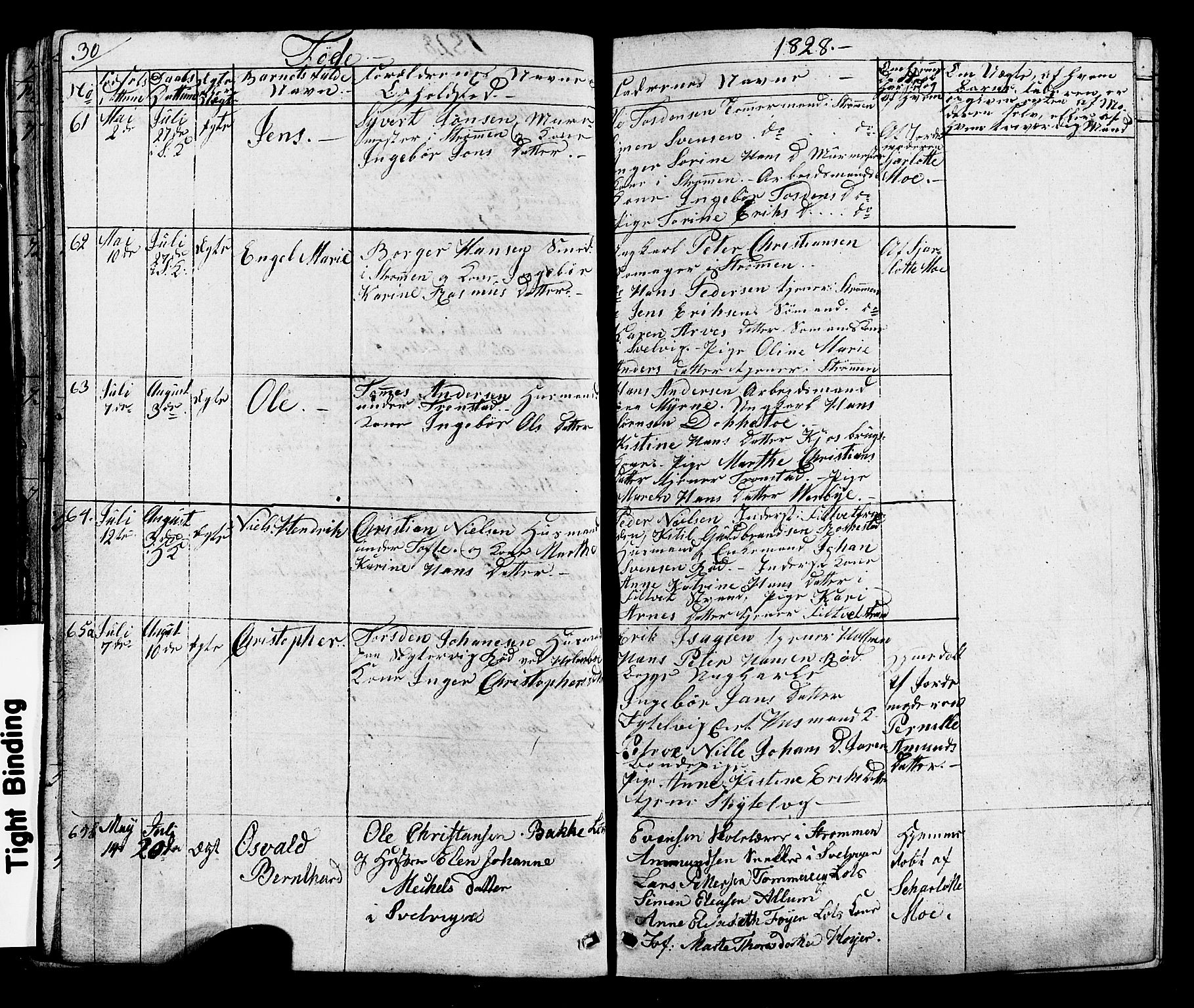 Hurum kirkebøker, AV/SAKO-A-229/G/Ga/L0002: Parish register (copy) no. I 2, 1827-1857, p. 30