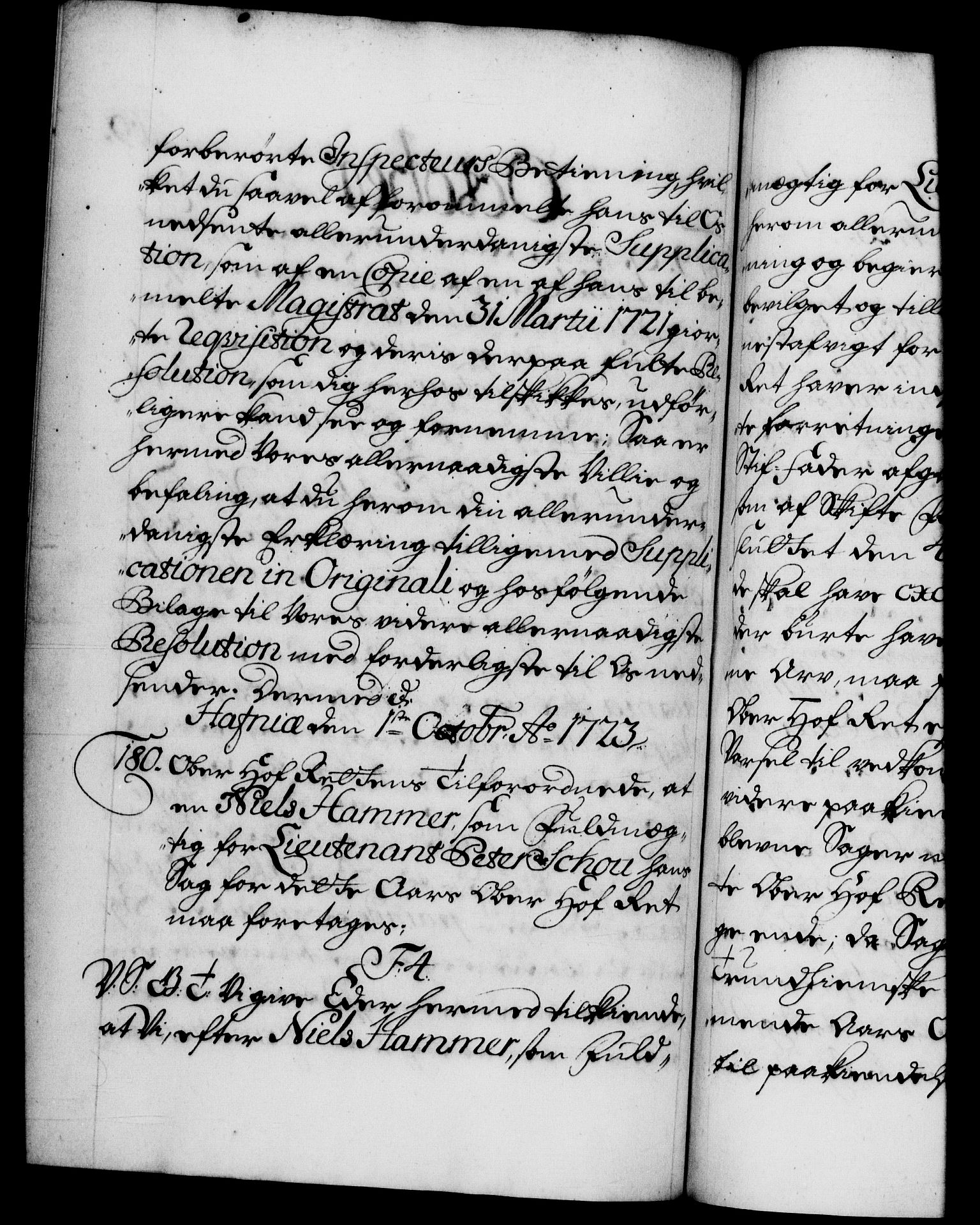 Danske Kanselli 1572-1799, AV/RA-EA-3023/F/Fc/Fca/Fcab/L0022: Norske tegnelser, 1722-1724, p. 469b
