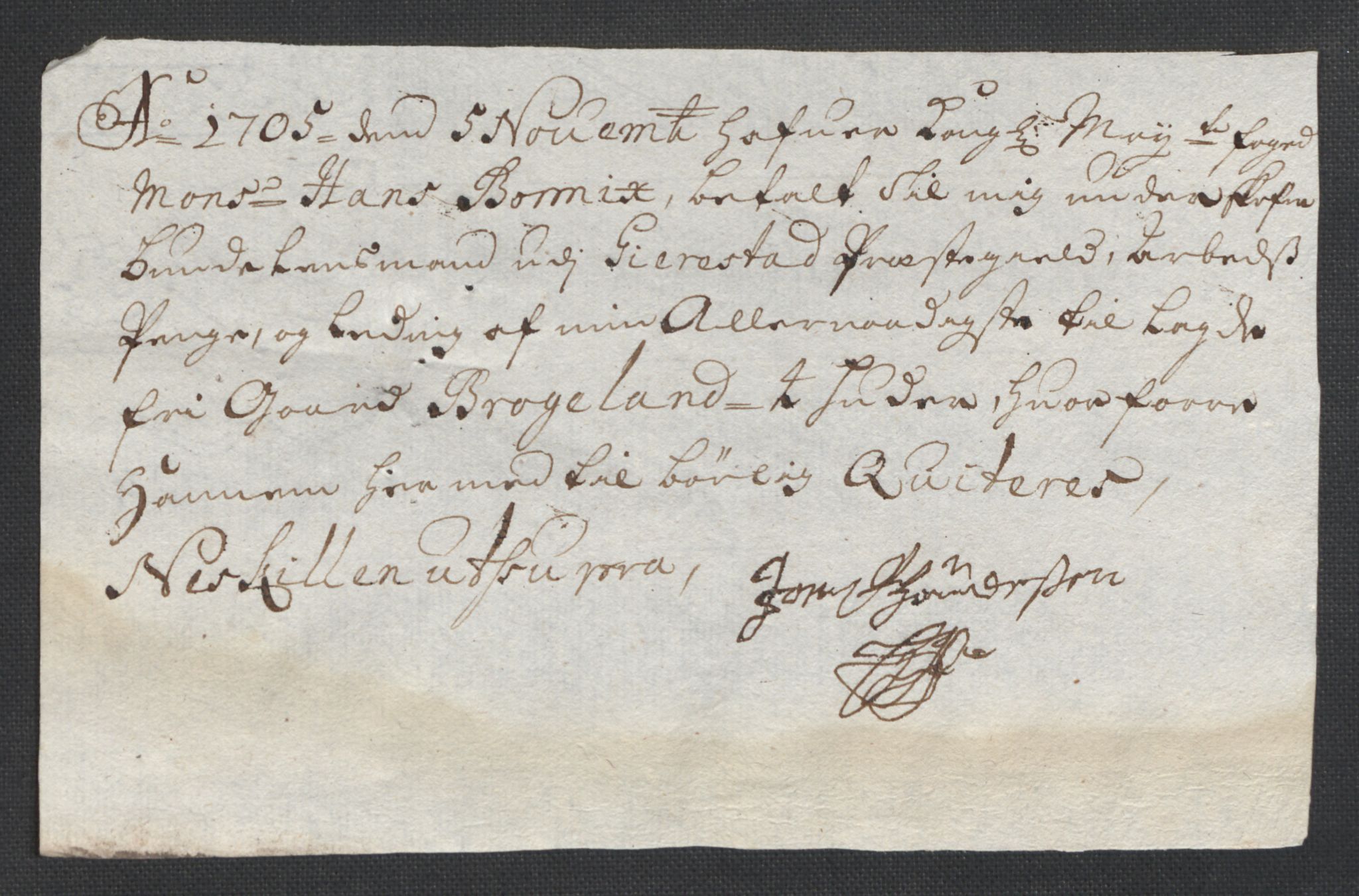 Rentekammeret inntil 1814, Reviderte regnskaper, Fogderegnskap, AV/RA-EA-4092/R39/L2317: Fogderegnskap Nedenes, 1704-1705, p. 467