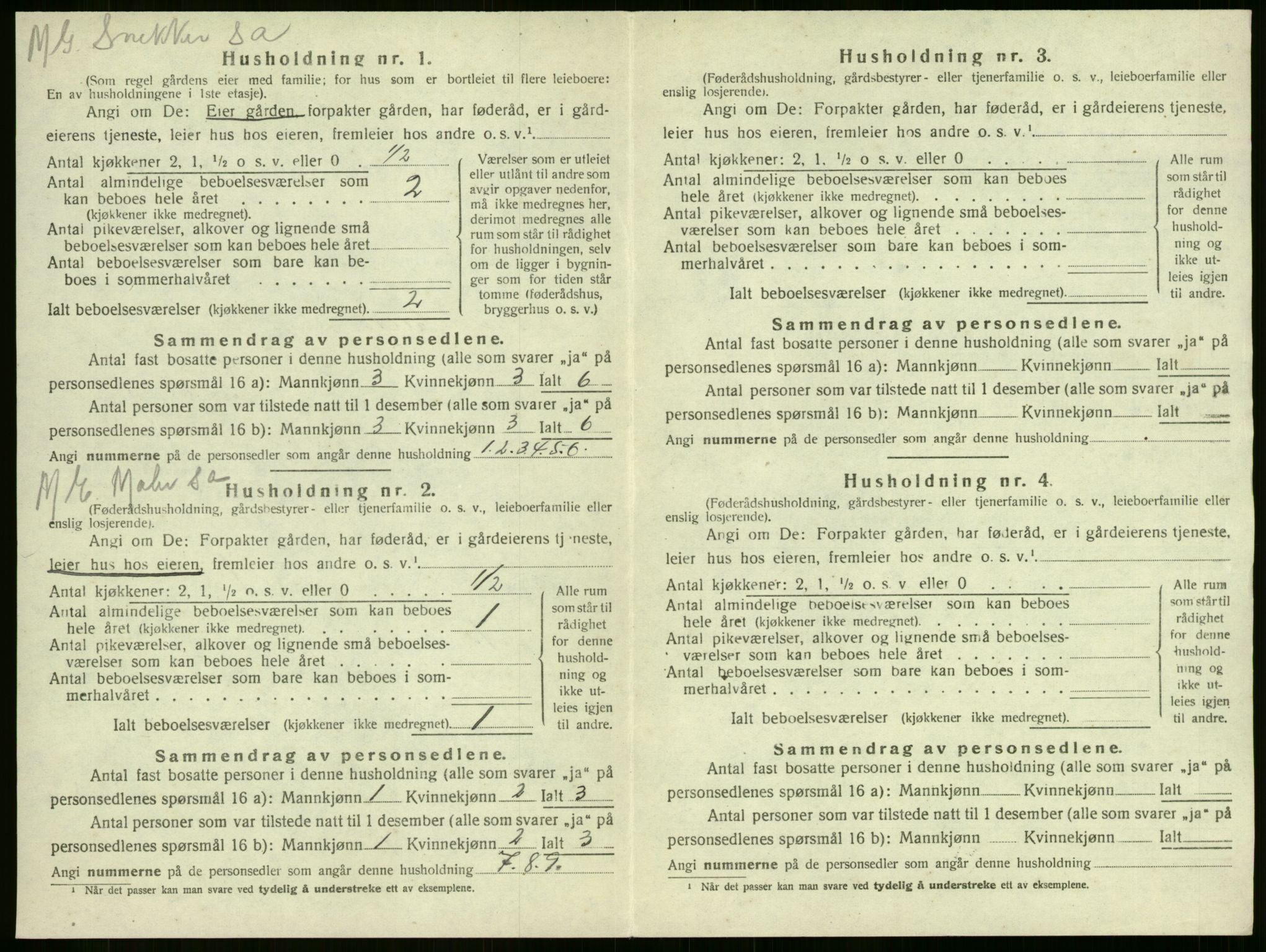 SAKO, 1920 census for Sandeherred, 1920, p. 379