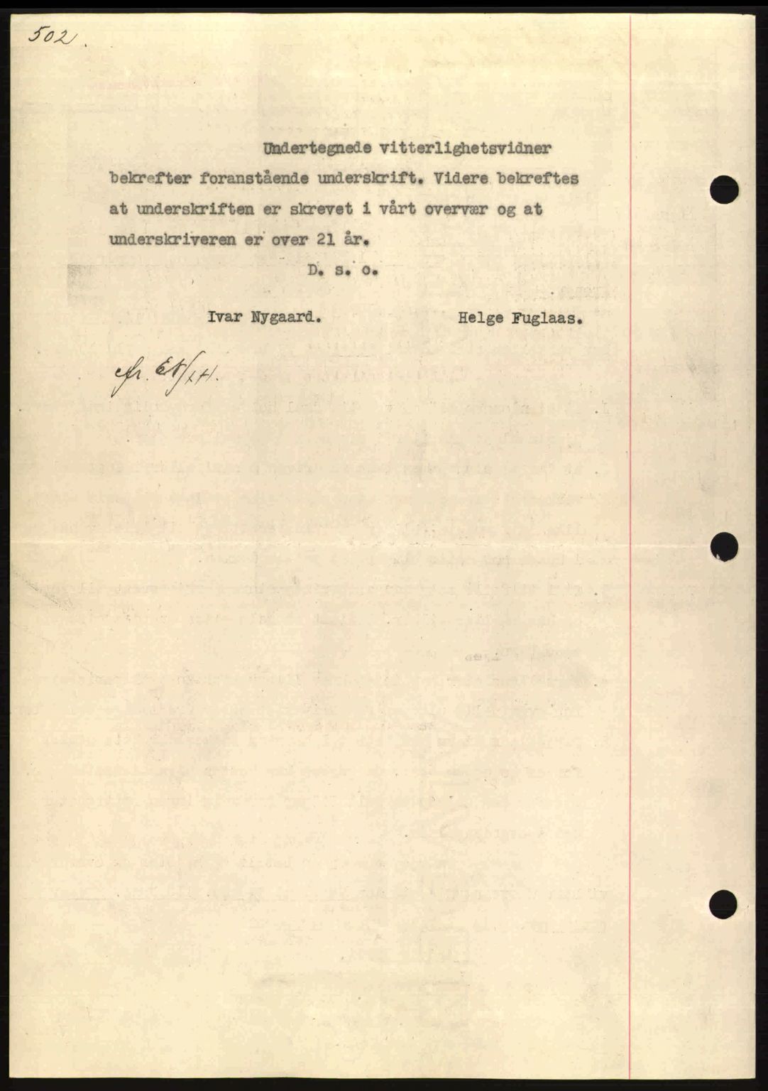 Nordmøre sorenskriveri, AV/SAT-A-4132/1/2/2Ca: Mortgage book no. A86, 1939-1939, Diary no: : 1527/1939