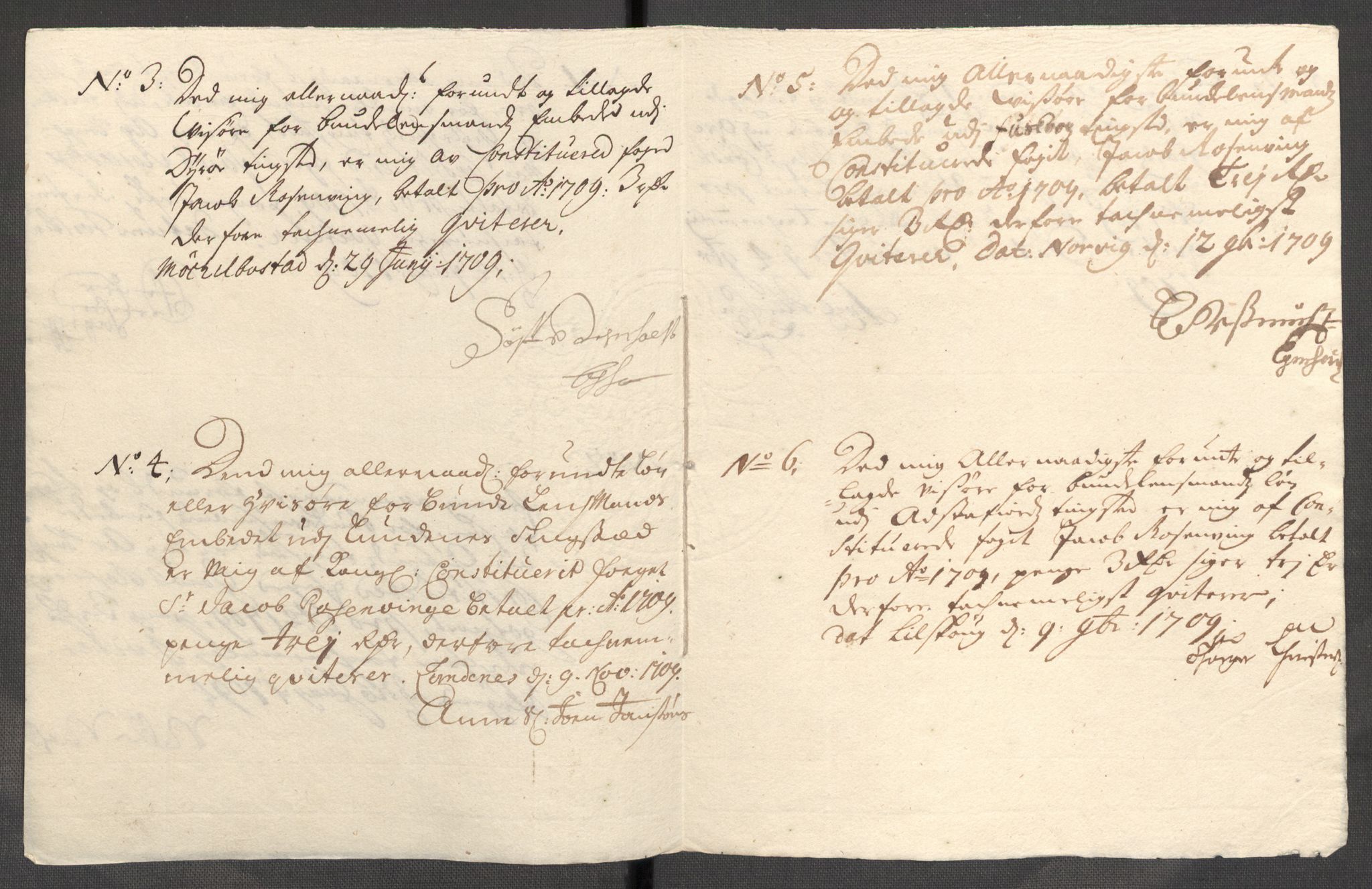 Rentekammeret inntil 1814, Reviderte regnskaper, Fogderegnskap, RA/EA-4092/R68/L4757: Fogderegnskap Senja og Troms, 1708-1710, p. 210