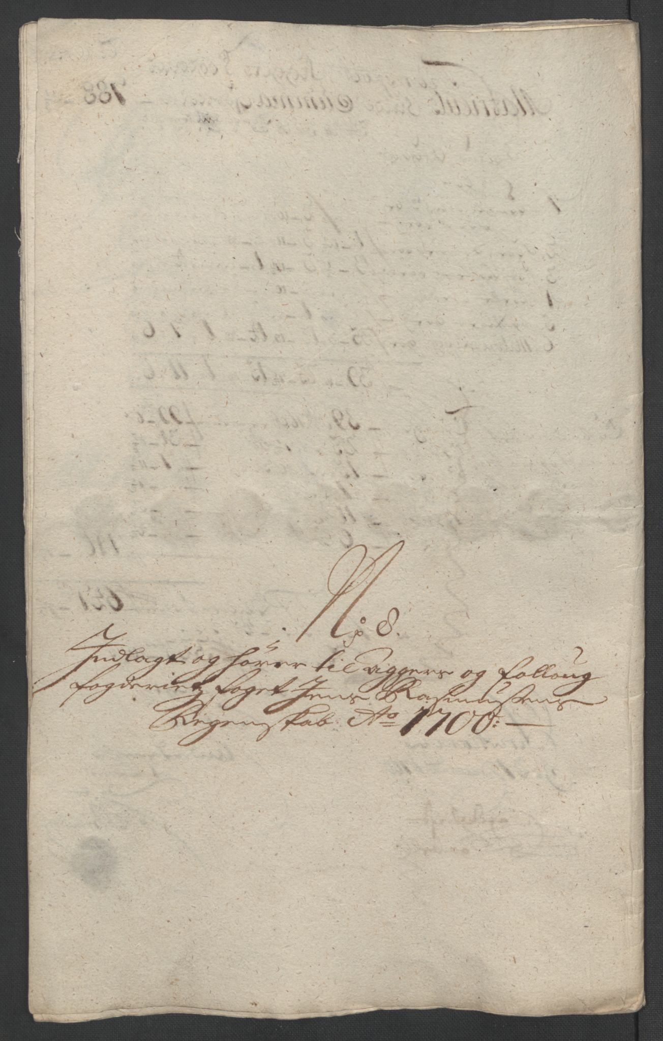 Rentekammeret inntil 1814, Reviderte regnskaper, Fogderegnskap, AV/RA-EA-4092/R10/L0443: Fogderegnskap Aker og Follo, 1700, p. 60